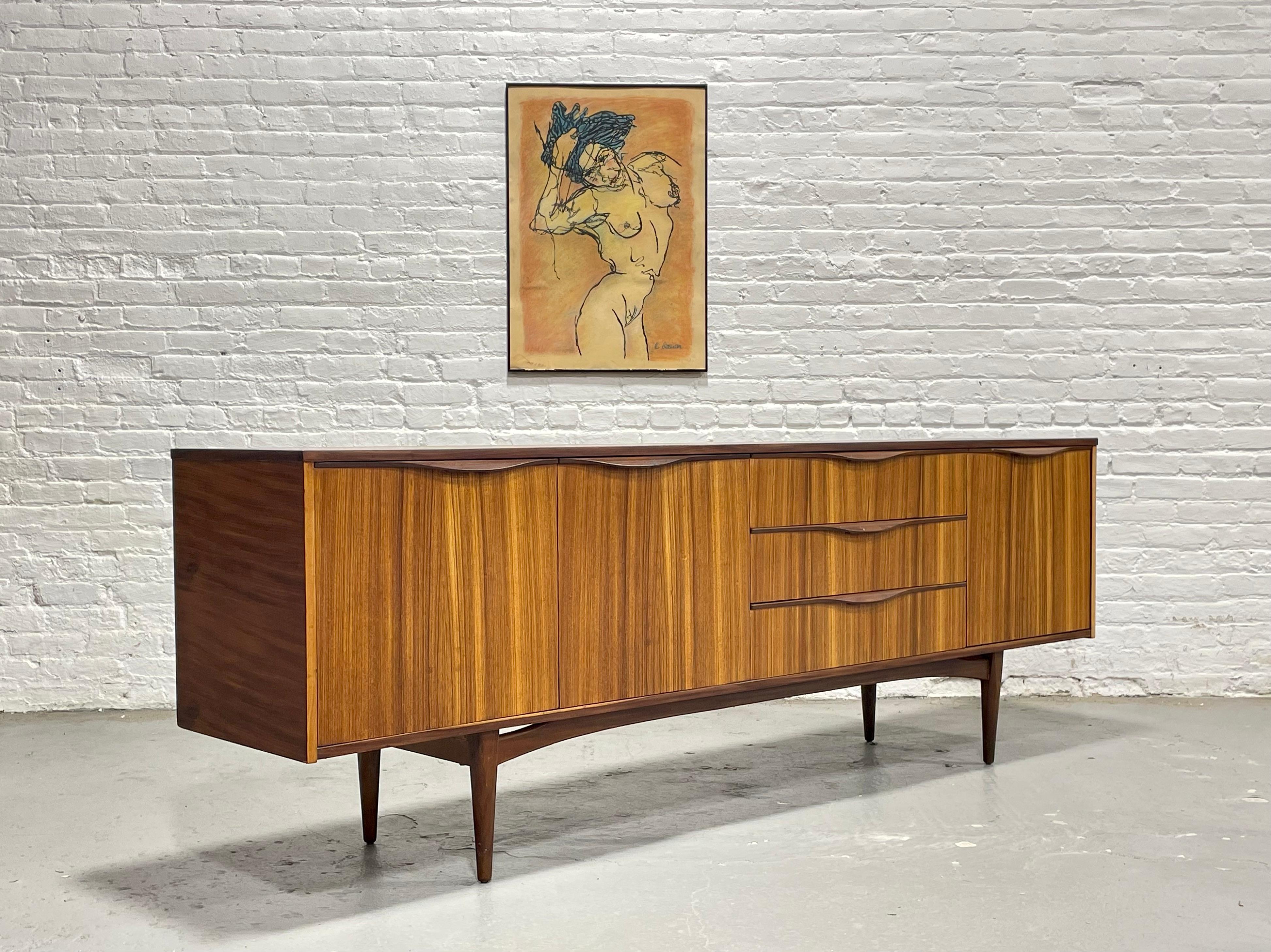 Extra Long Mid Century Modern TEAK CREDENZA by A.H. McIntosh, Scotland For Sale 4