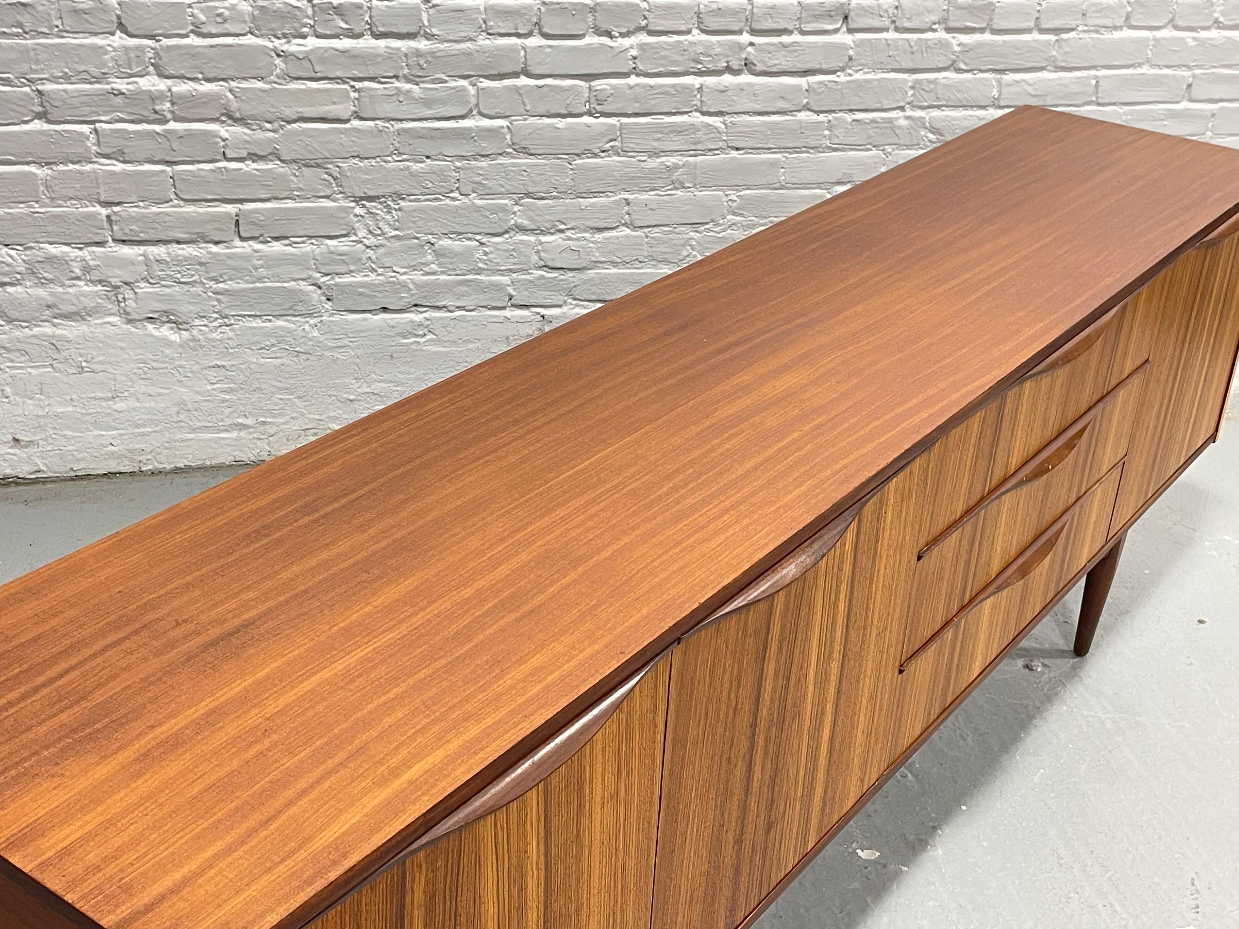 Extra Long Mid Century Modern TEAK CREDENZA by A.H. McIntosh, Scotland For Sale 5