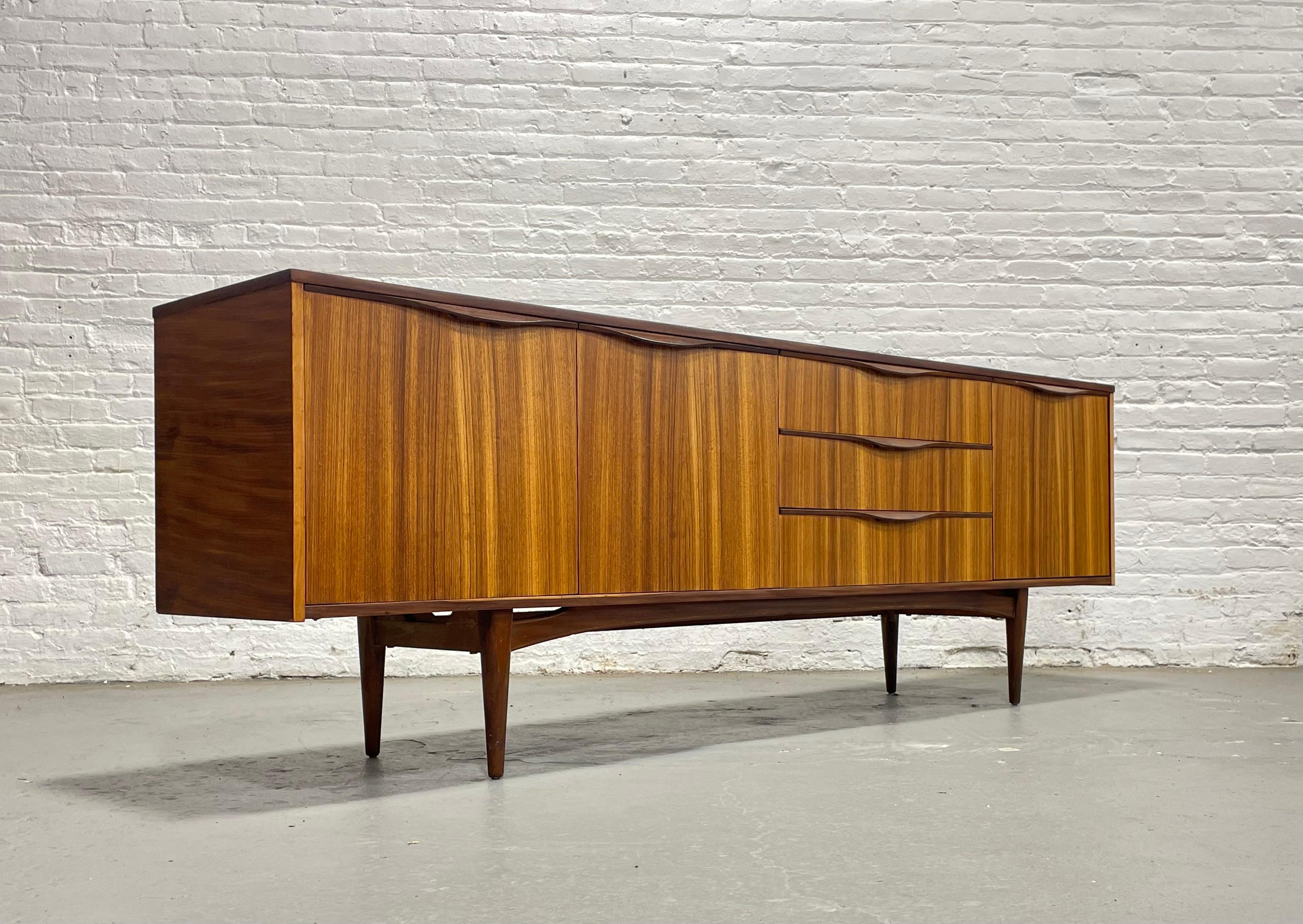 Extra Long Mid Century Modern TEAK CREDENZA by A.H. McIntosh, Scotland For Sale 8