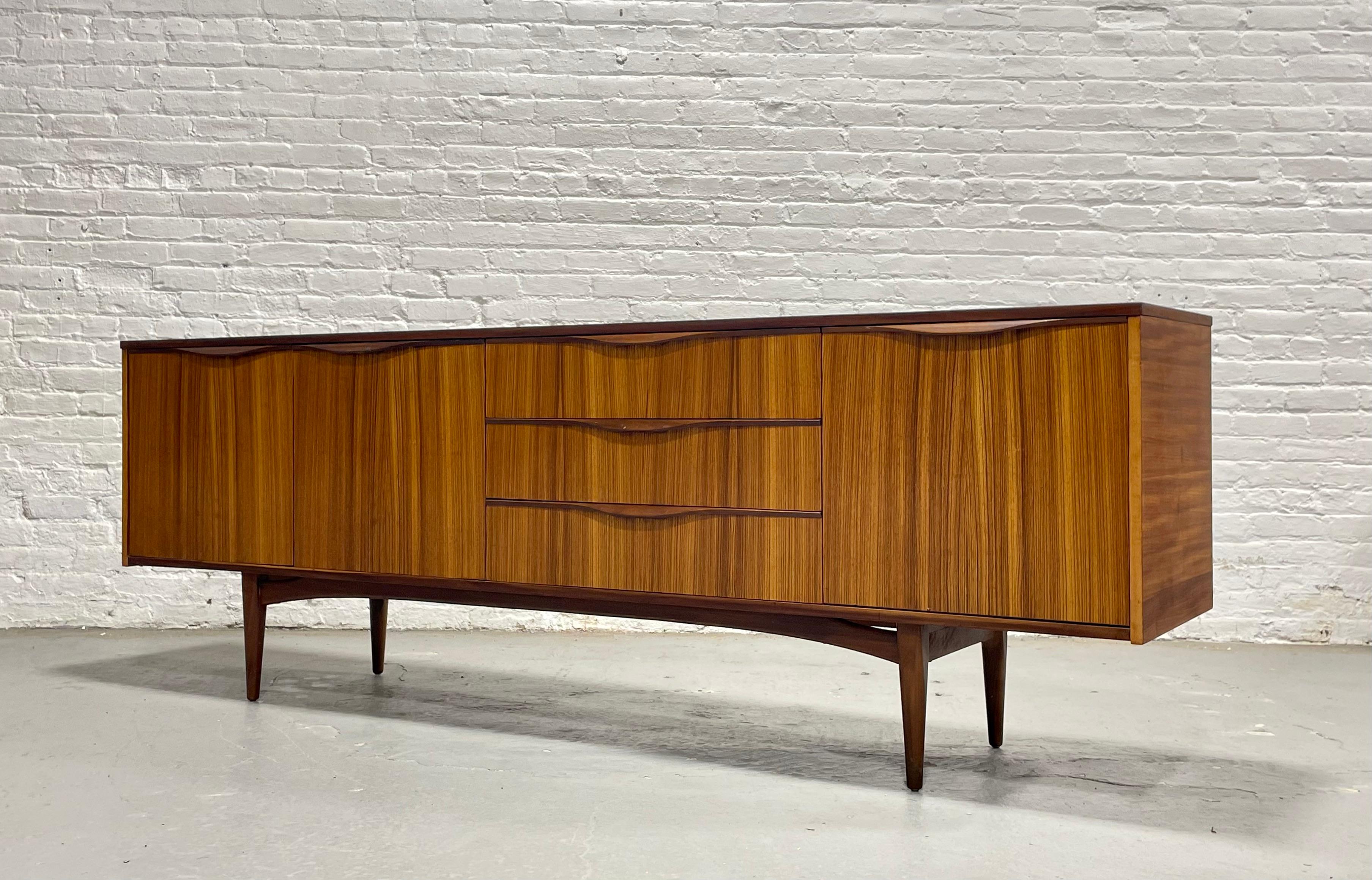 Extra Long Mid Century Modern TEAK CREDENZA by A.H. McIntosh, Scotland For Sale 9