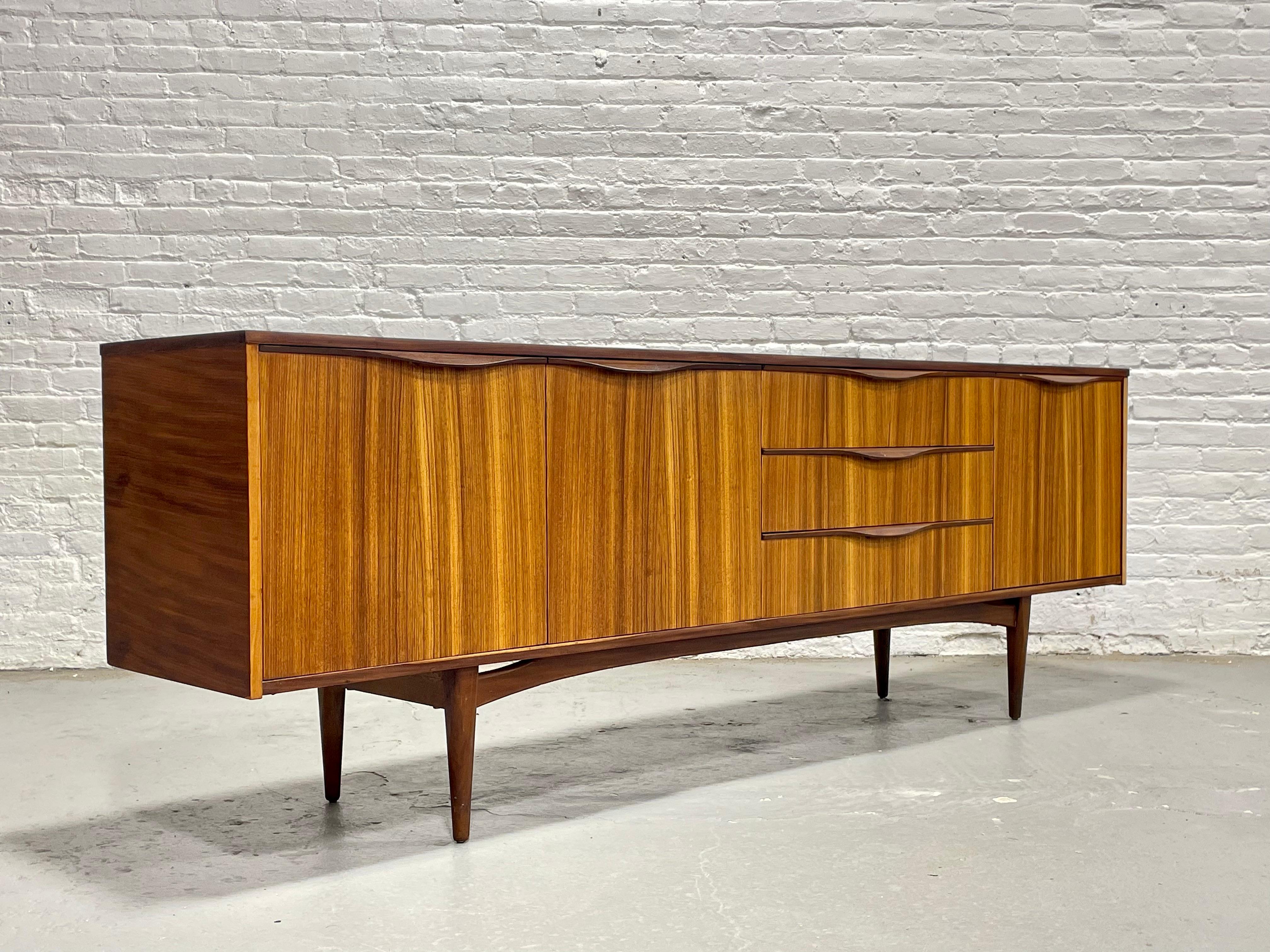 Mid-Century Modern Extra Long Mid Century Modern TEAK CREDENZA by A.H. McIntosh, Scotland For Sale