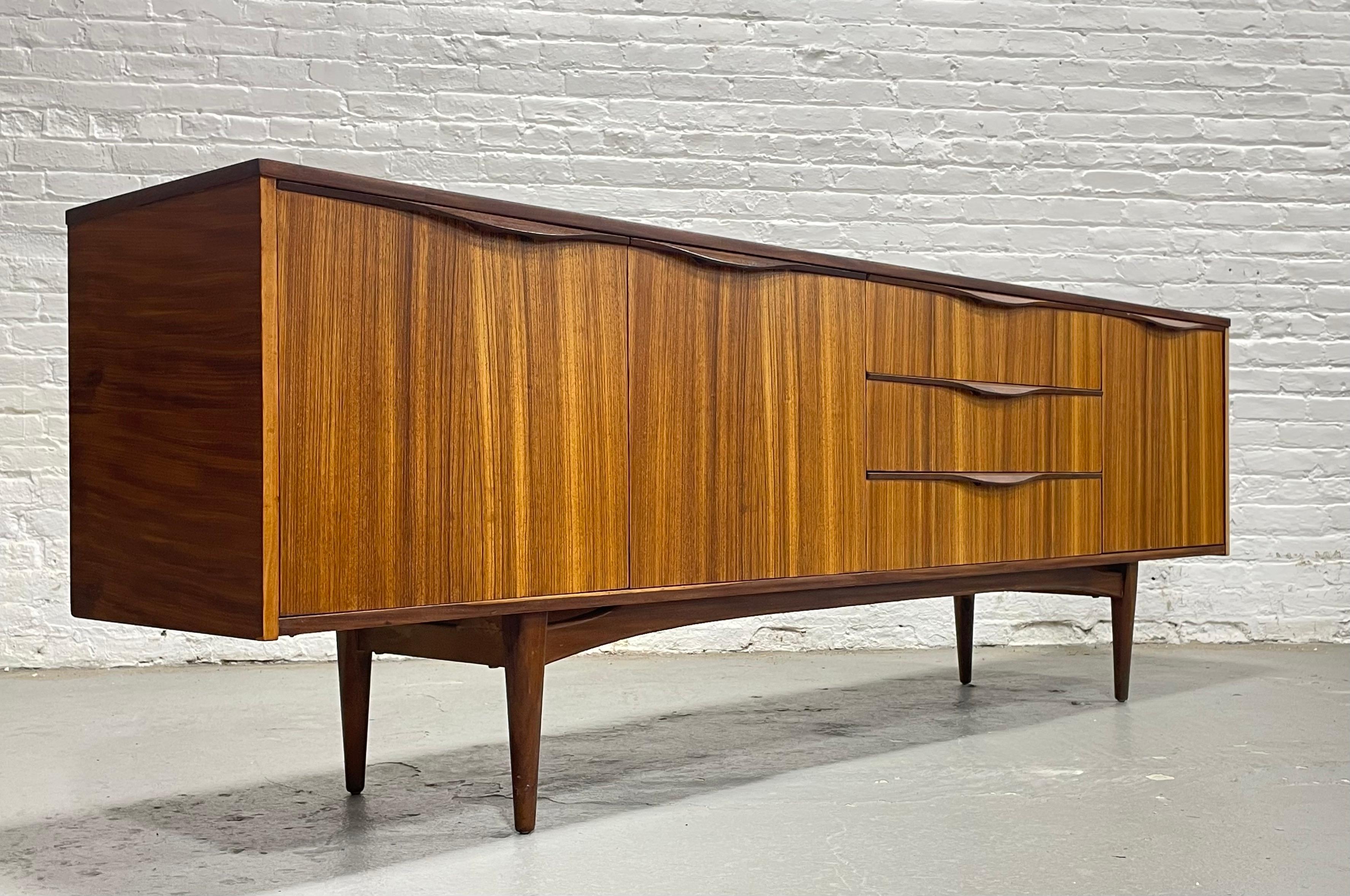 Teak Extra Long Mid Century Modern TEAK CREDENZA by A.H. McIntosh, Scotland For Sale