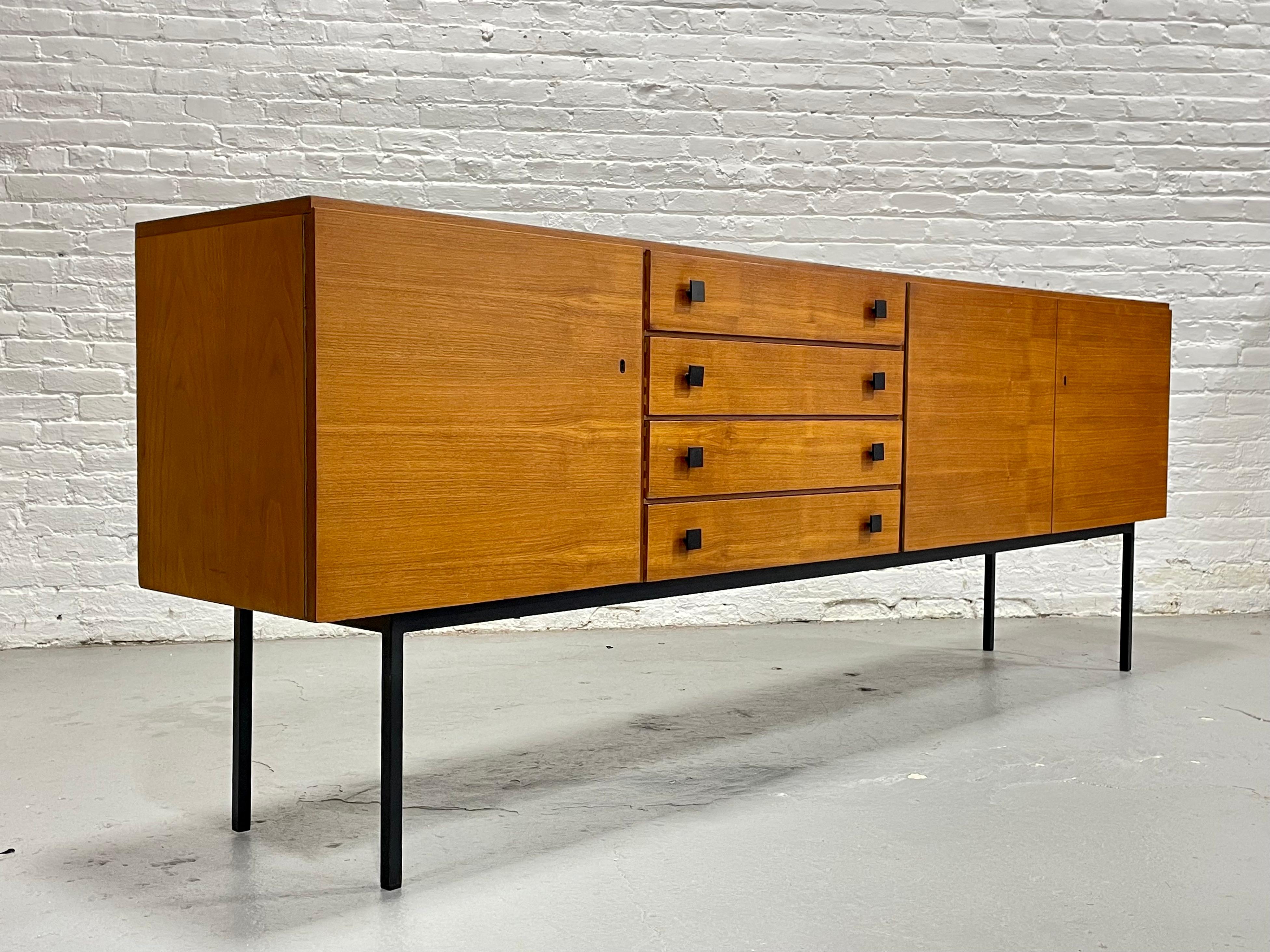 Mid-Century Modern Extra Long Mid Century MODERN Teak CREDENZA / Sideboard, c. 1960s