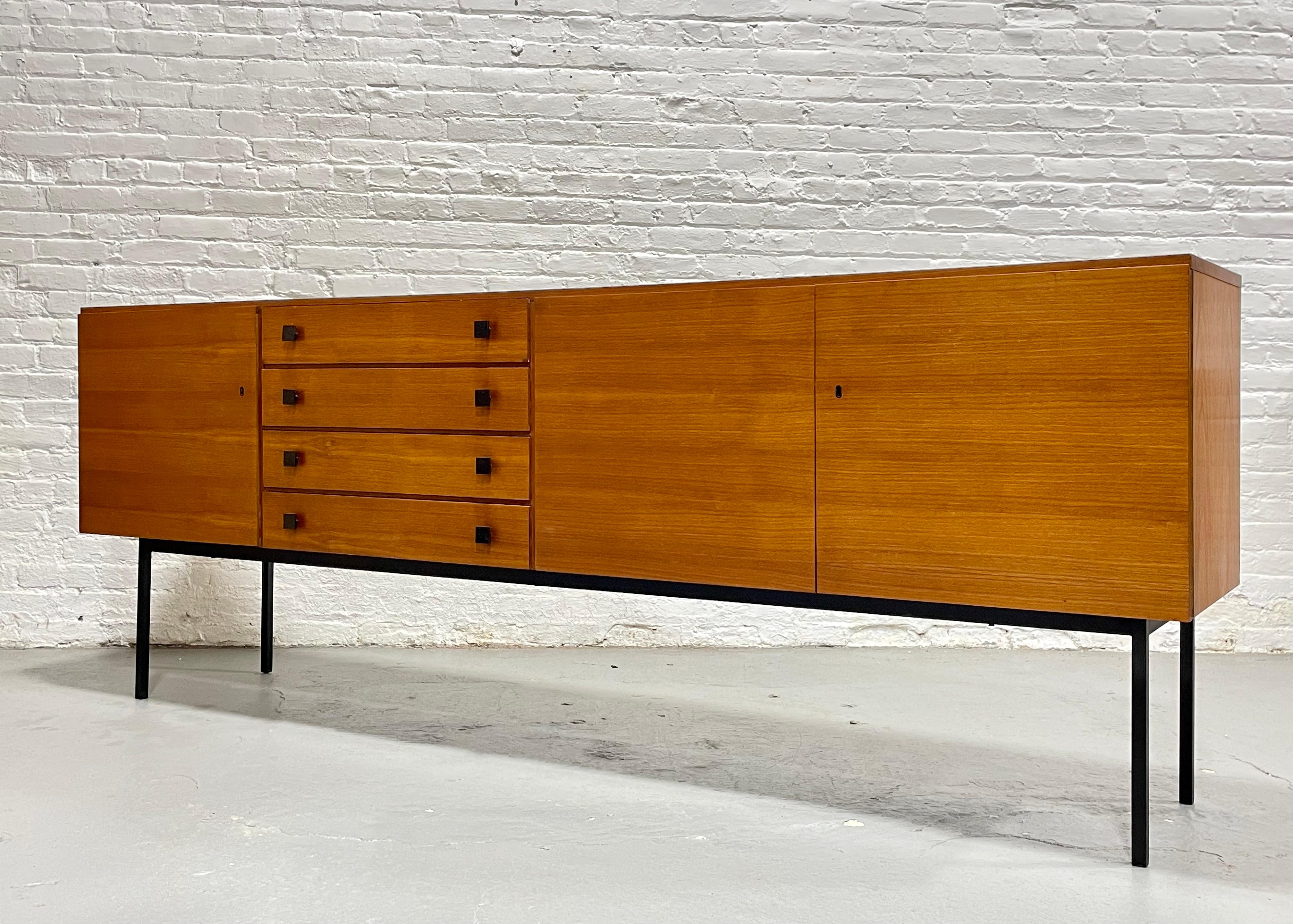 Mid-20th Century Extra Long Mid Century MODERN Teak CREDENZA / Sideboard, c. 1960s
