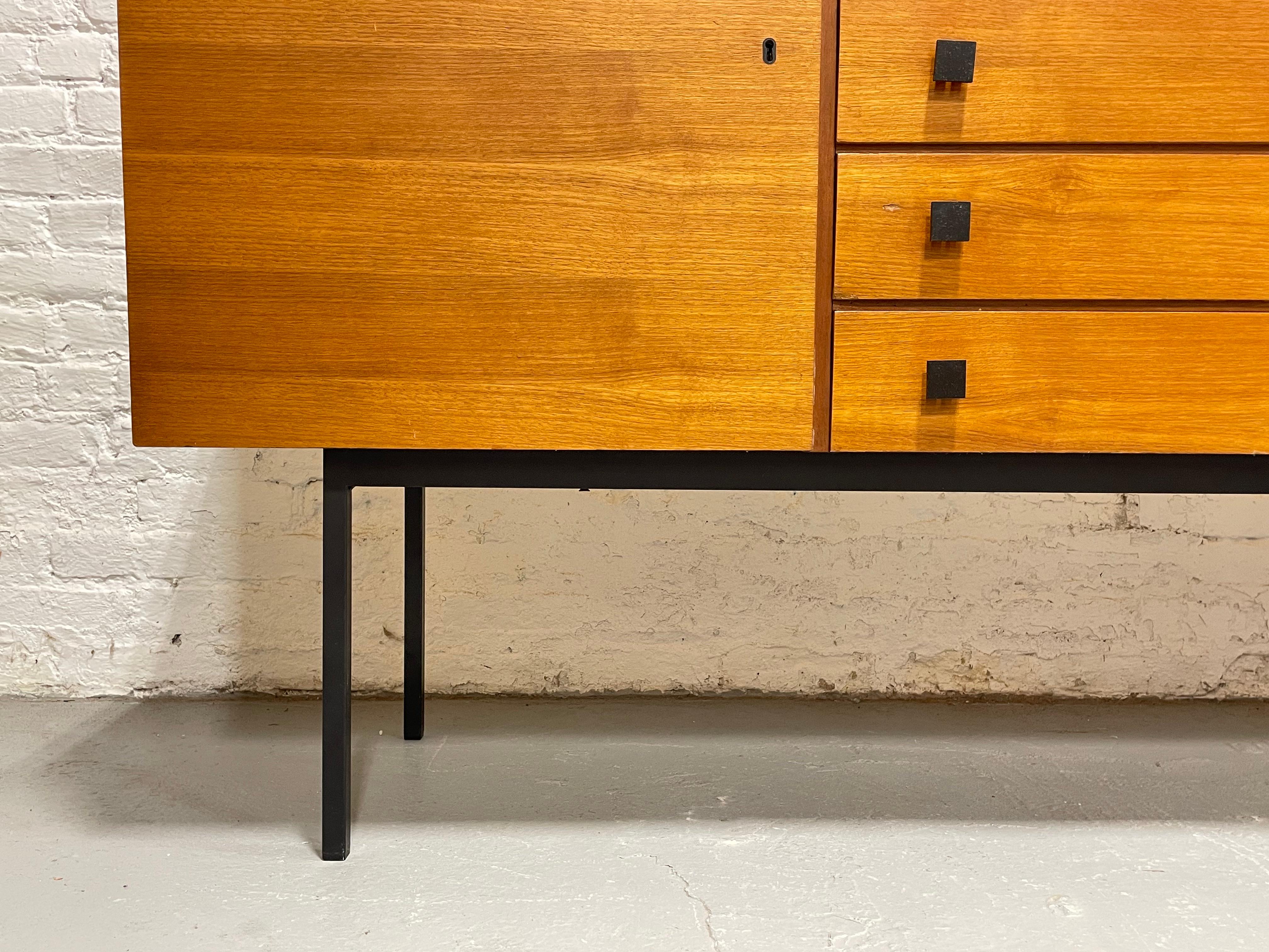 Extra Long Mid Century MODERN Teak CREDENZA / Sideboard, c. 1960s 2