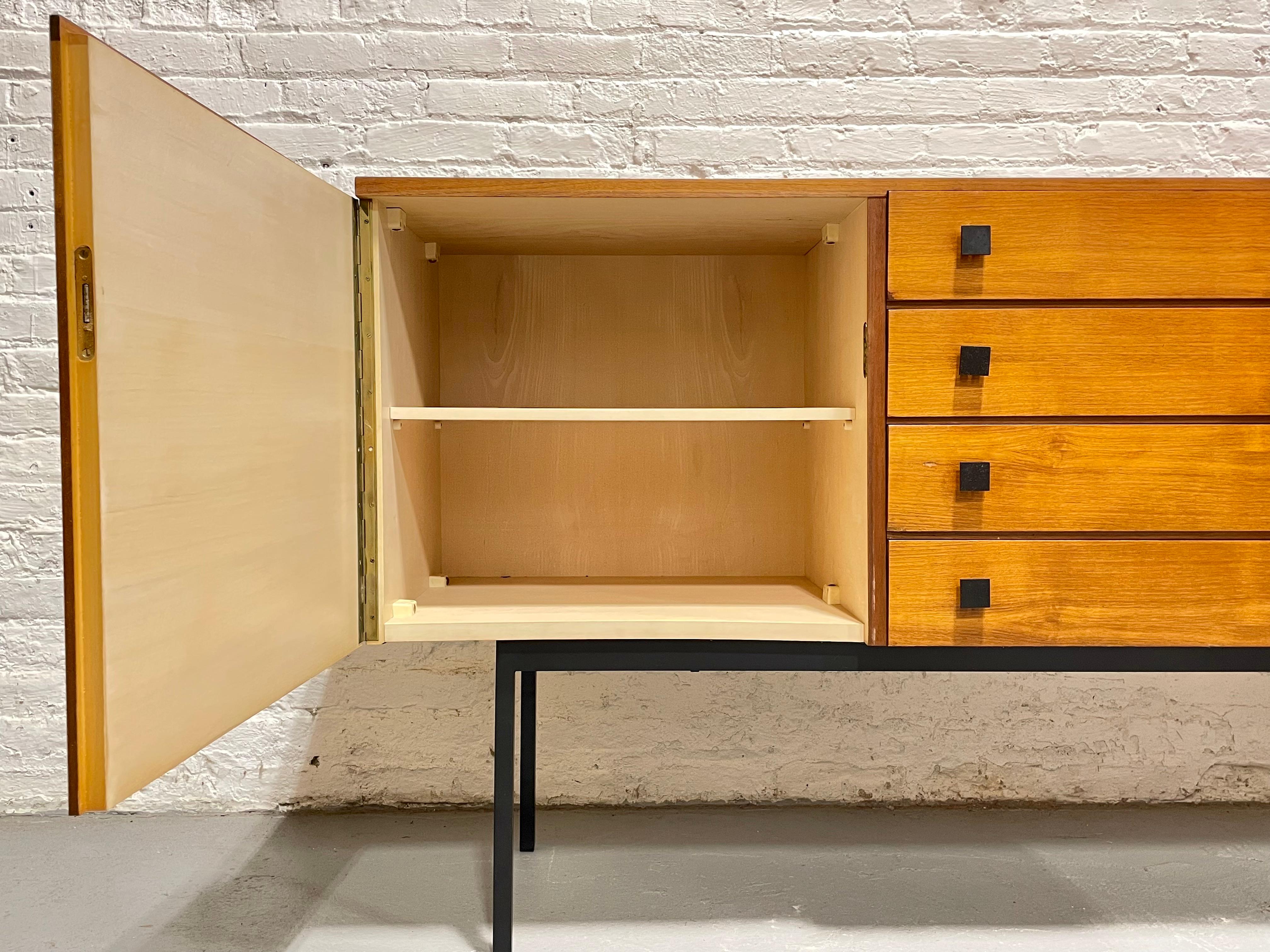 Extra Long Mid Century MODERN Teak CREDENZA / Sideboard, c. 1960s 4