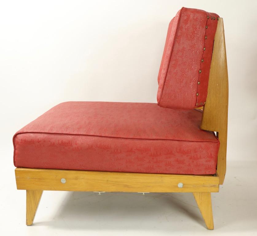 Extra langes Mid-Century-Sessel  Modulares 6-Sitz-Sofa (Polster) im Angebot