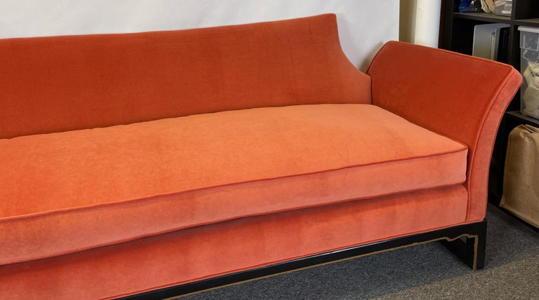Extra Long Mid-Century Sofa by Norman Fox MacGregor In Good Condition For Sale In Kilmarnock, VA