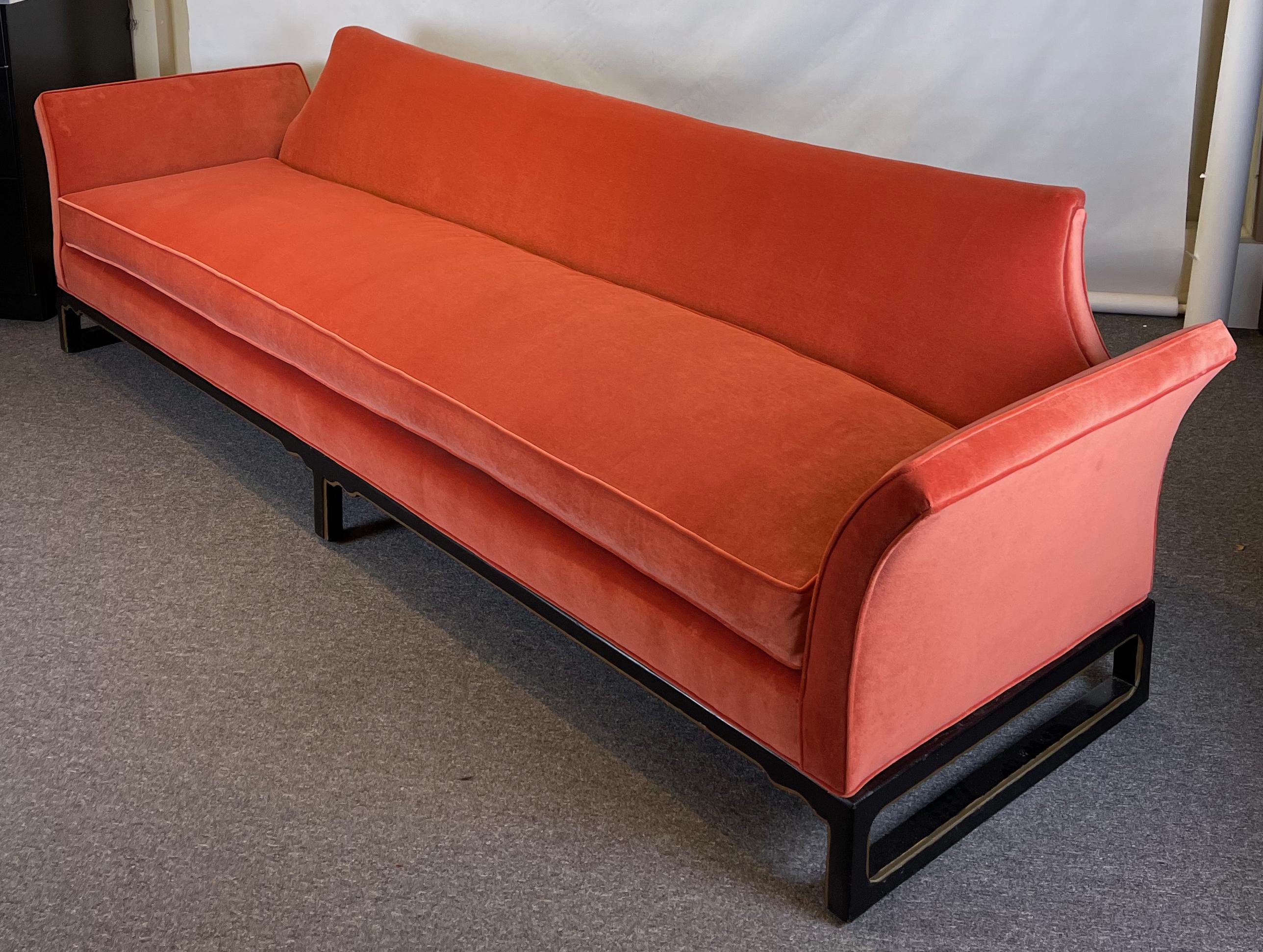 American Extra Long Mid-Century Sofa by Norman Fox MacGregor