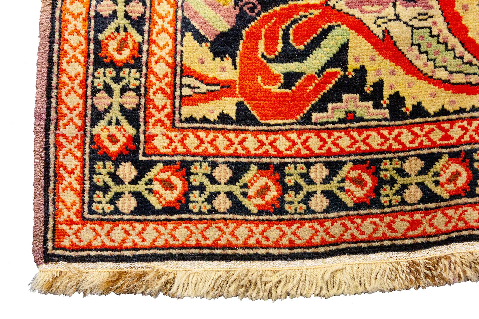 Extralanger Karabakh-Läufer, Karabakh im Zustand „Gut“ im Angebot in Ferrara, IT