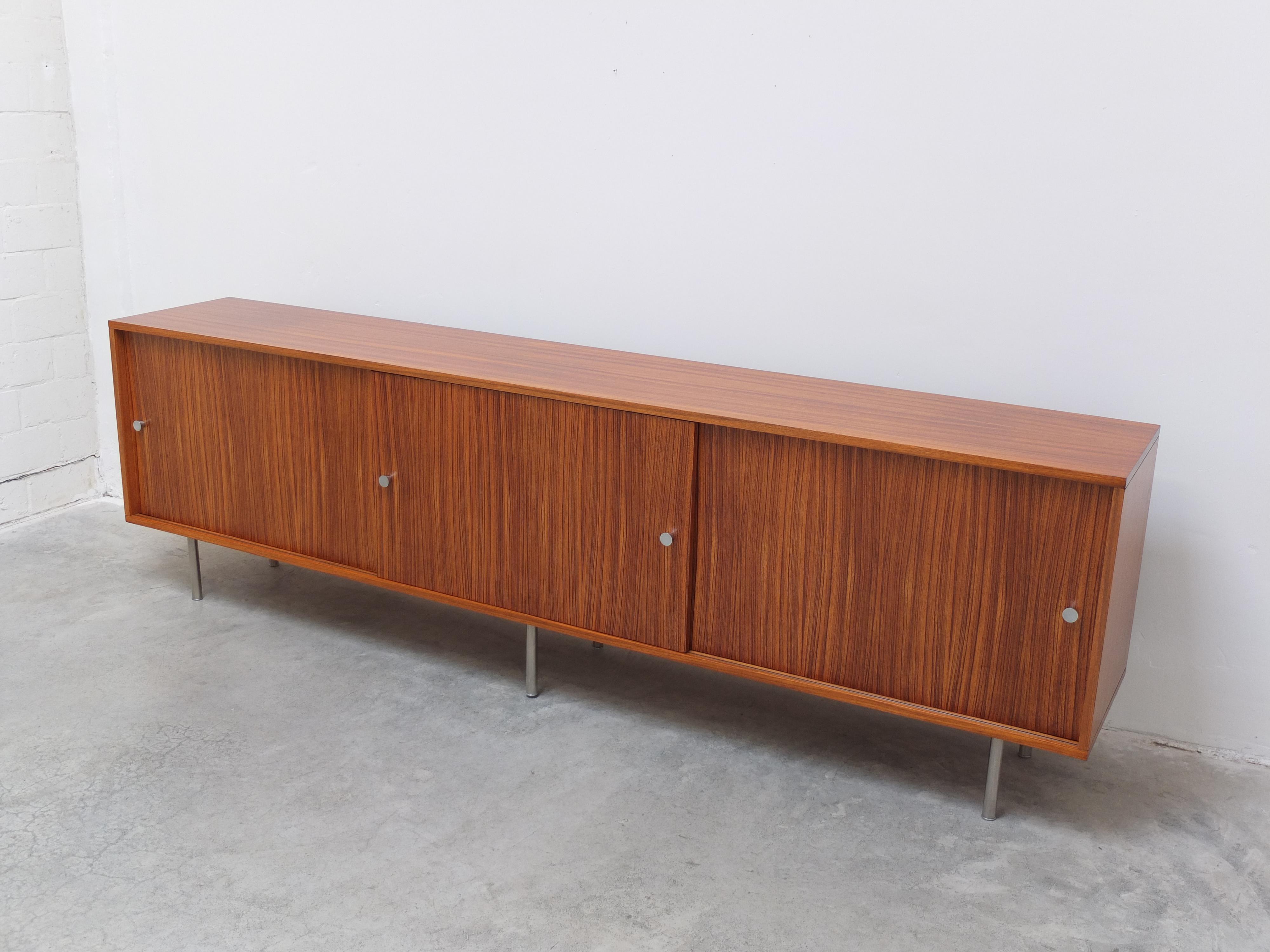 Belgian Extra Long Sideboard by Alfred Hendrickx for Belform, 1960s For Sale