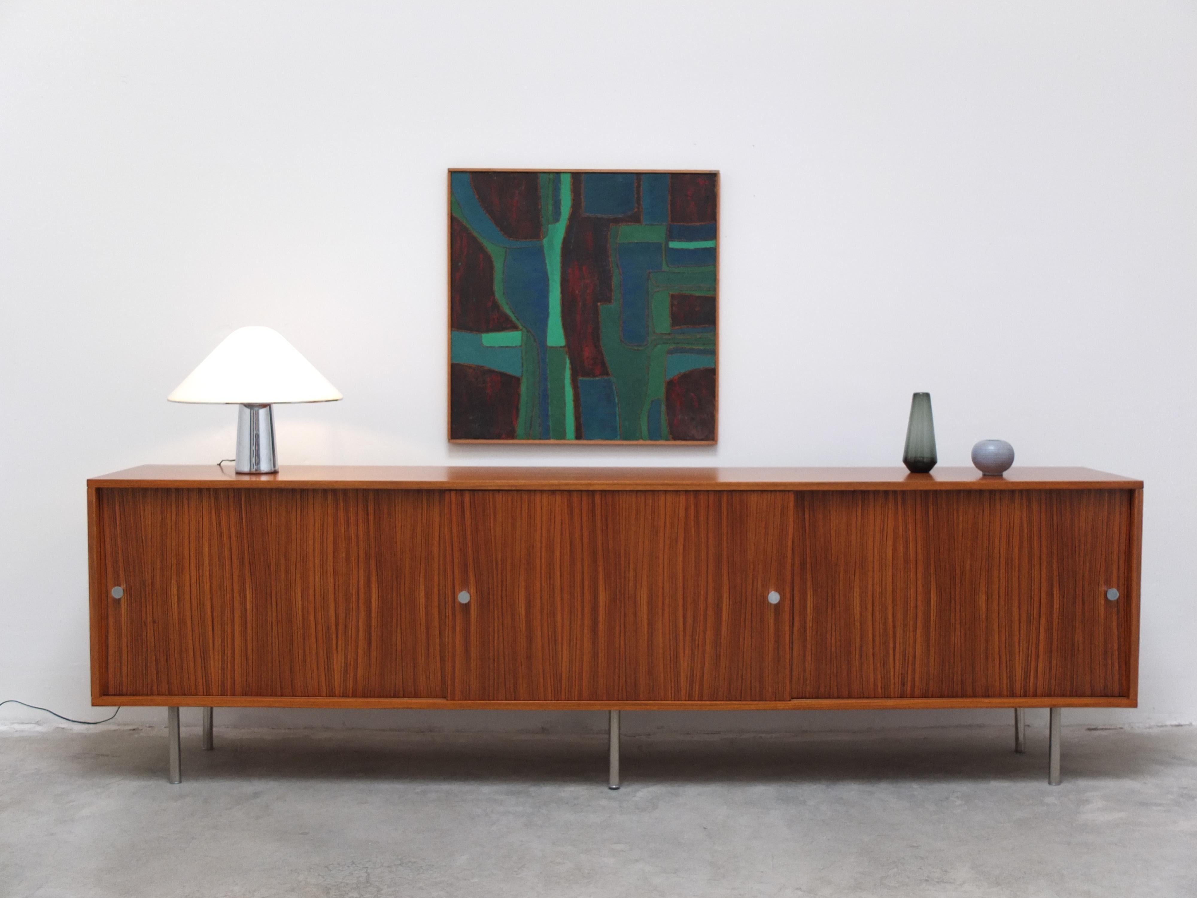 Extra Long Sideboard by Alfred Hendrickx for Belform, 1960s In Good Condition For Sale In Antwerpen, VAN
