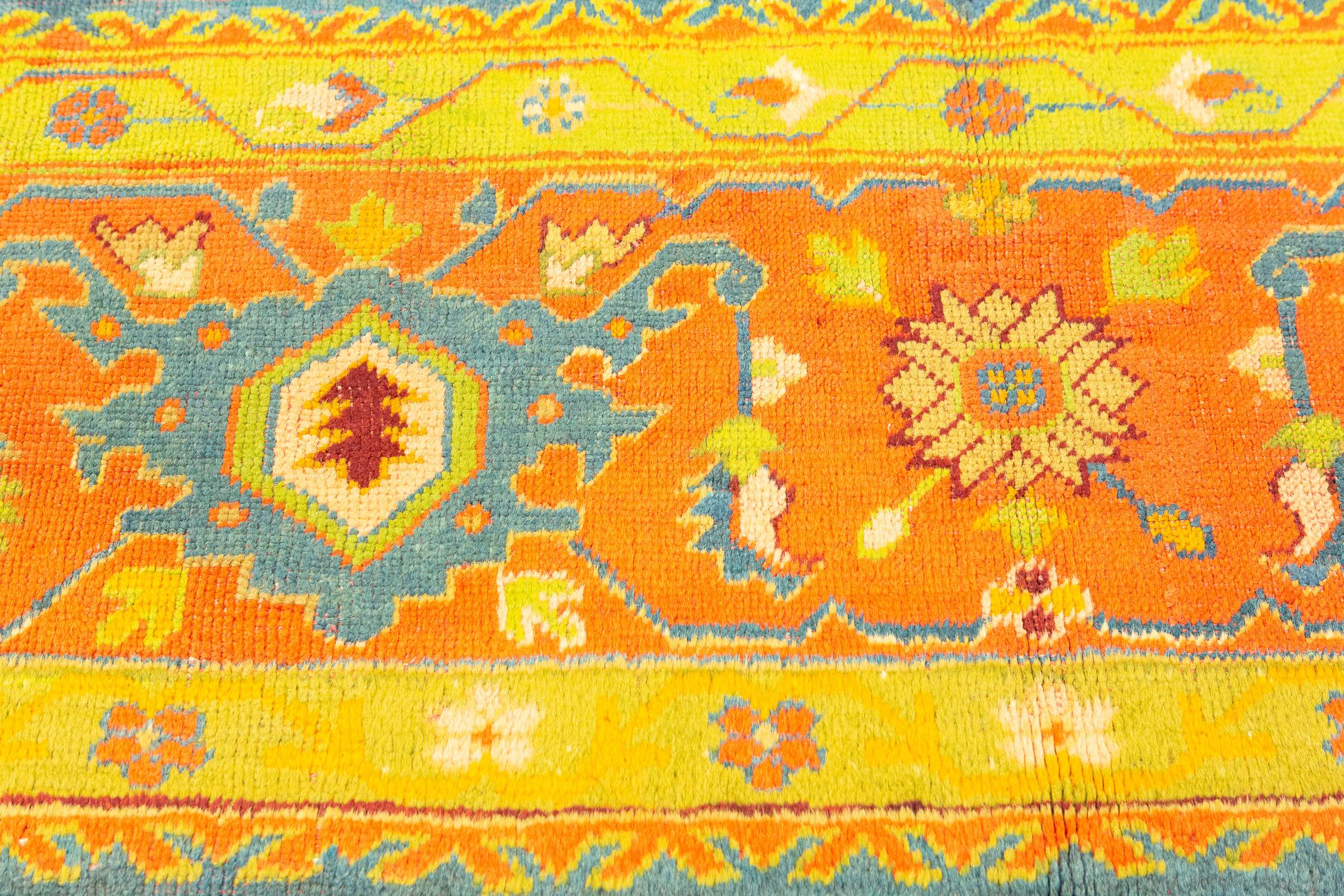 Turc Tapis Ushak Long Runner en vente