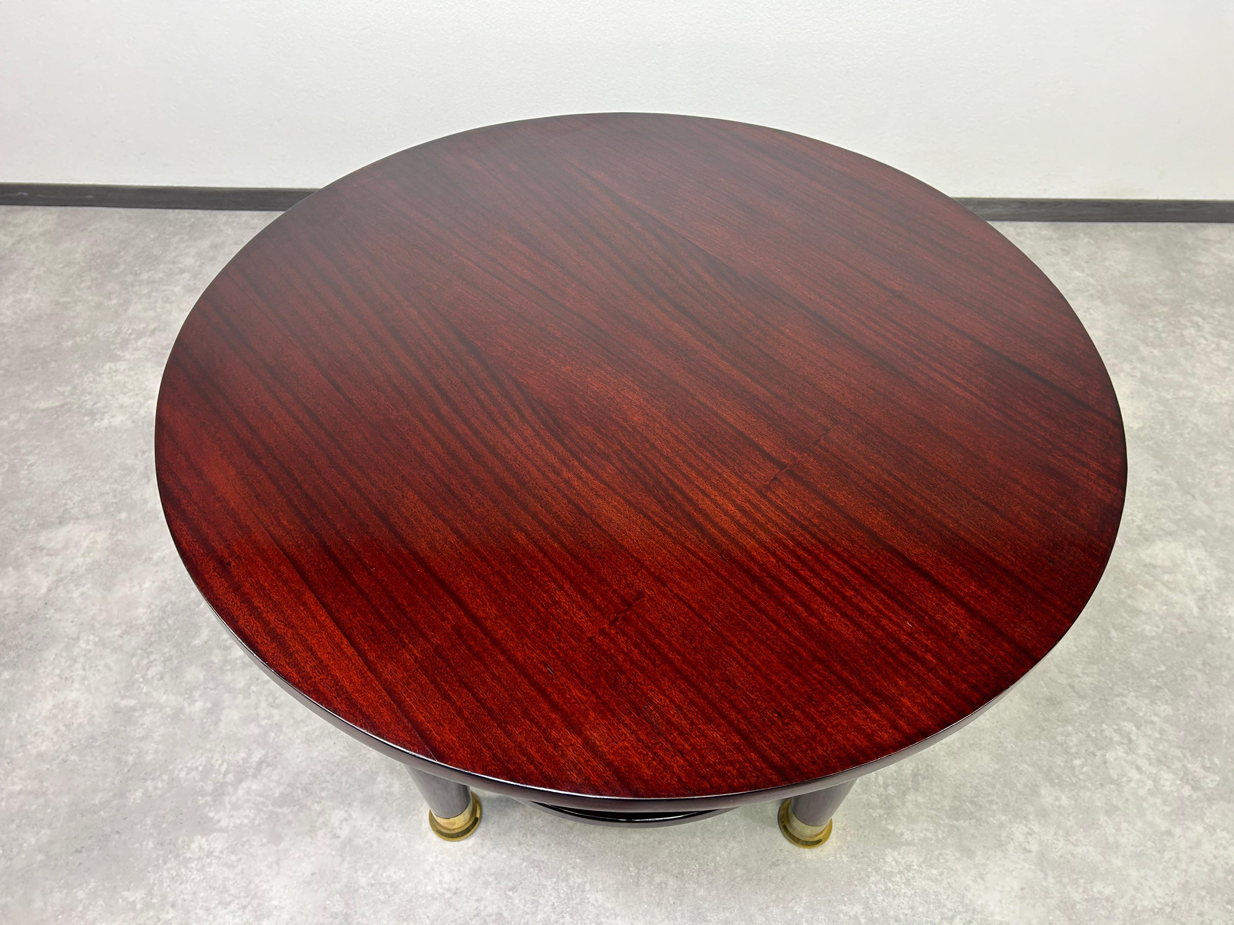 Mesa baja extra rara de Adolf Loos para Fridrich Otto Schmidt Latón en venta