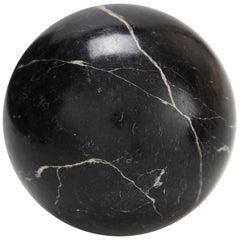 Extra Small Decorative Sphere, Black Stone