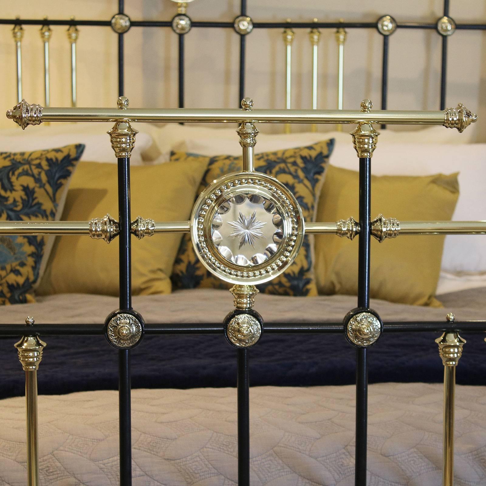 Brass Extra Wide Decorative Bed, MSK46
