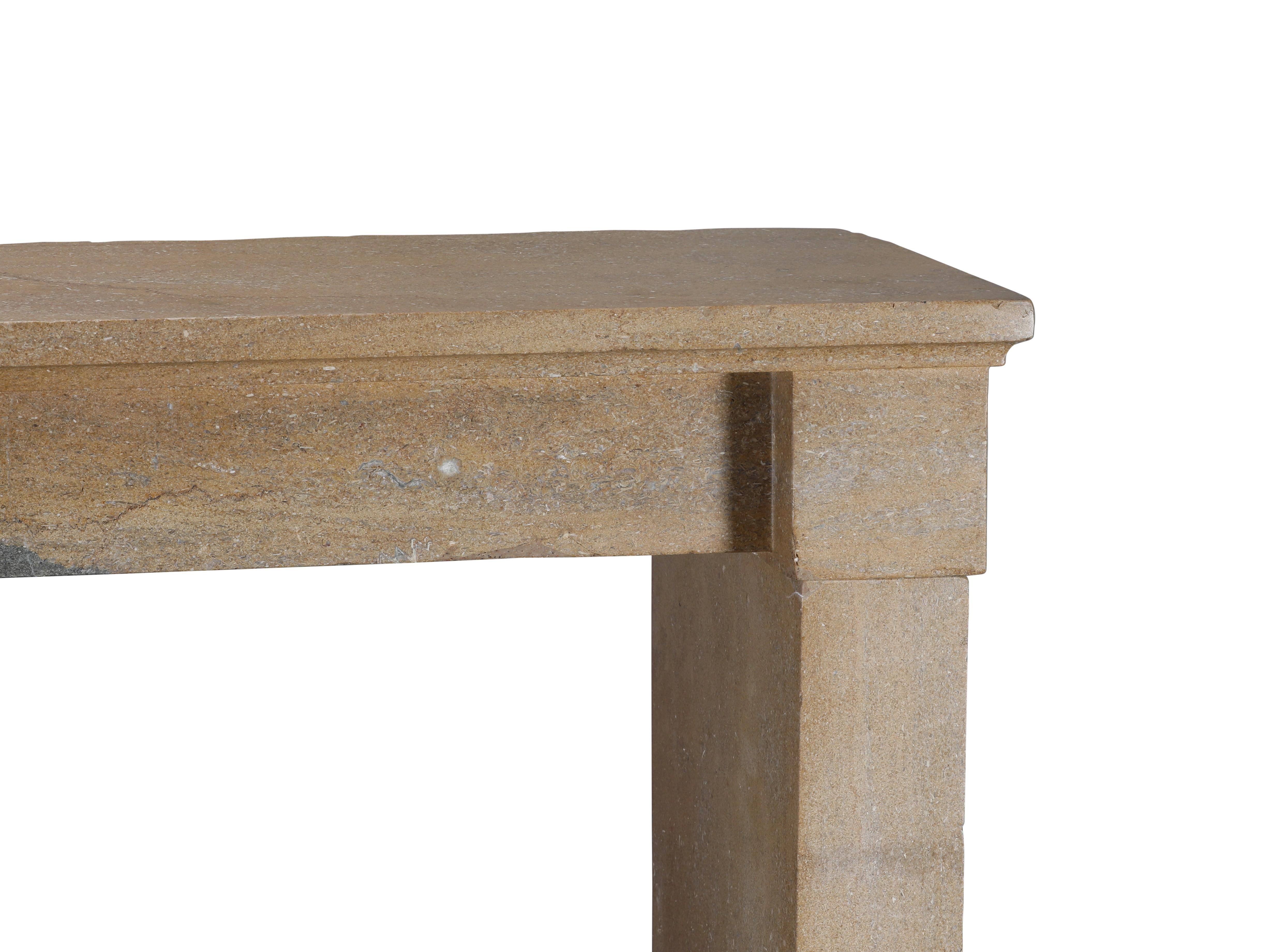 Repisa de chimenea extra ancha Diseño minimalista francés del siglo XIX de Louis Philip en venta 1