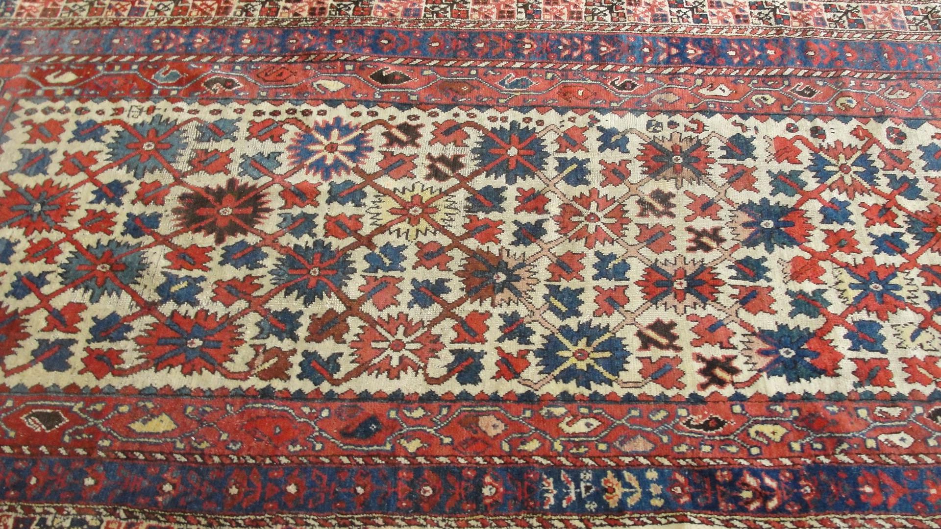  Antique Persian Bakhtiari Rug For Sale 1
