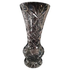 Vintage Extralarge Vitange Bohemian Fine Cut Crystal Vase