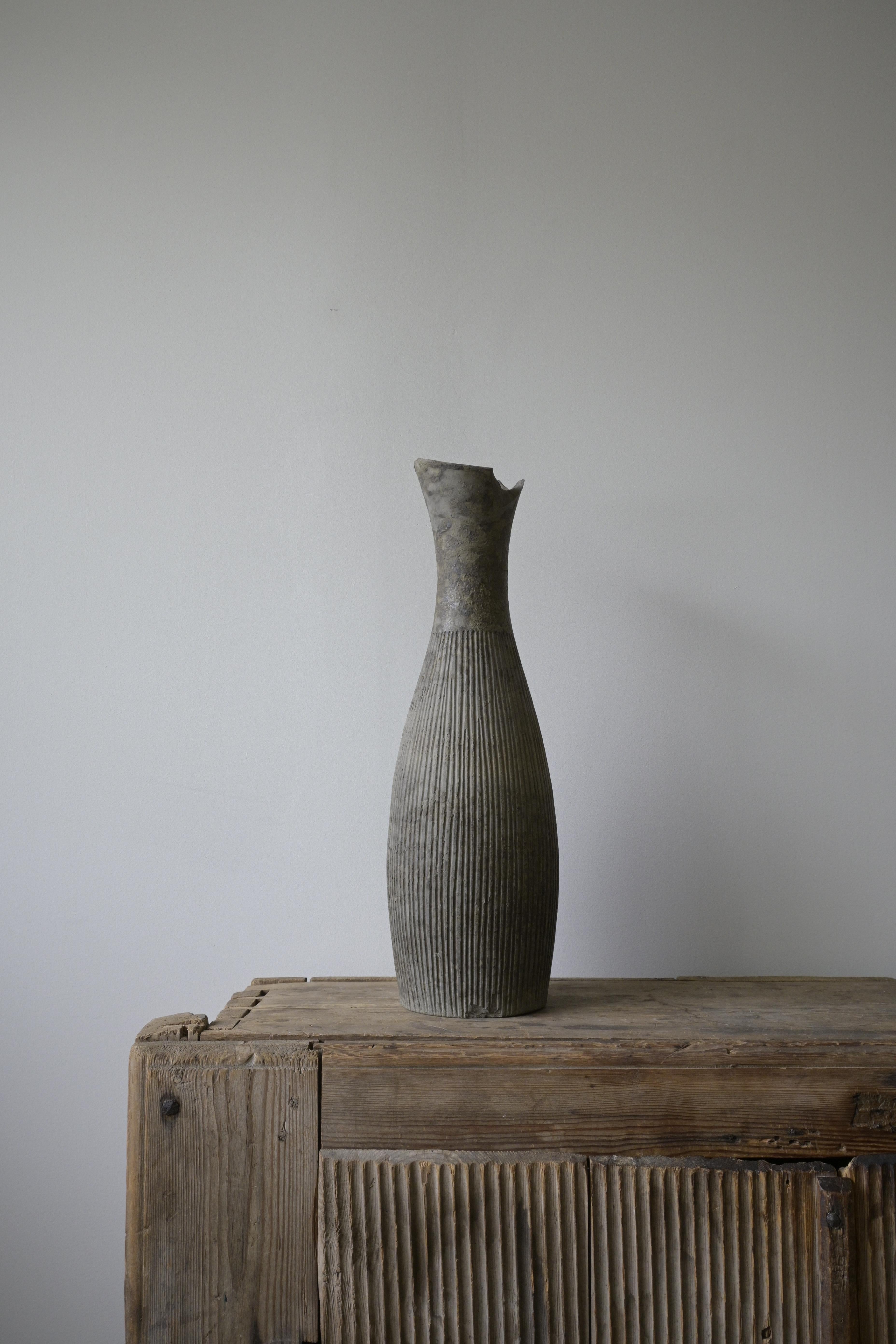 Hand-Crafted Extraordinaire Swedish Floor Vase 