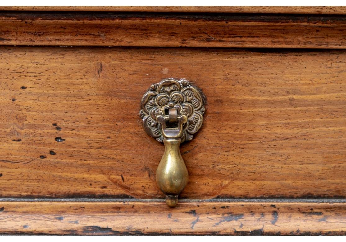 18th Century Extraordinary 18th C. George I Solid Walnut Chest Of Drawers For Sale