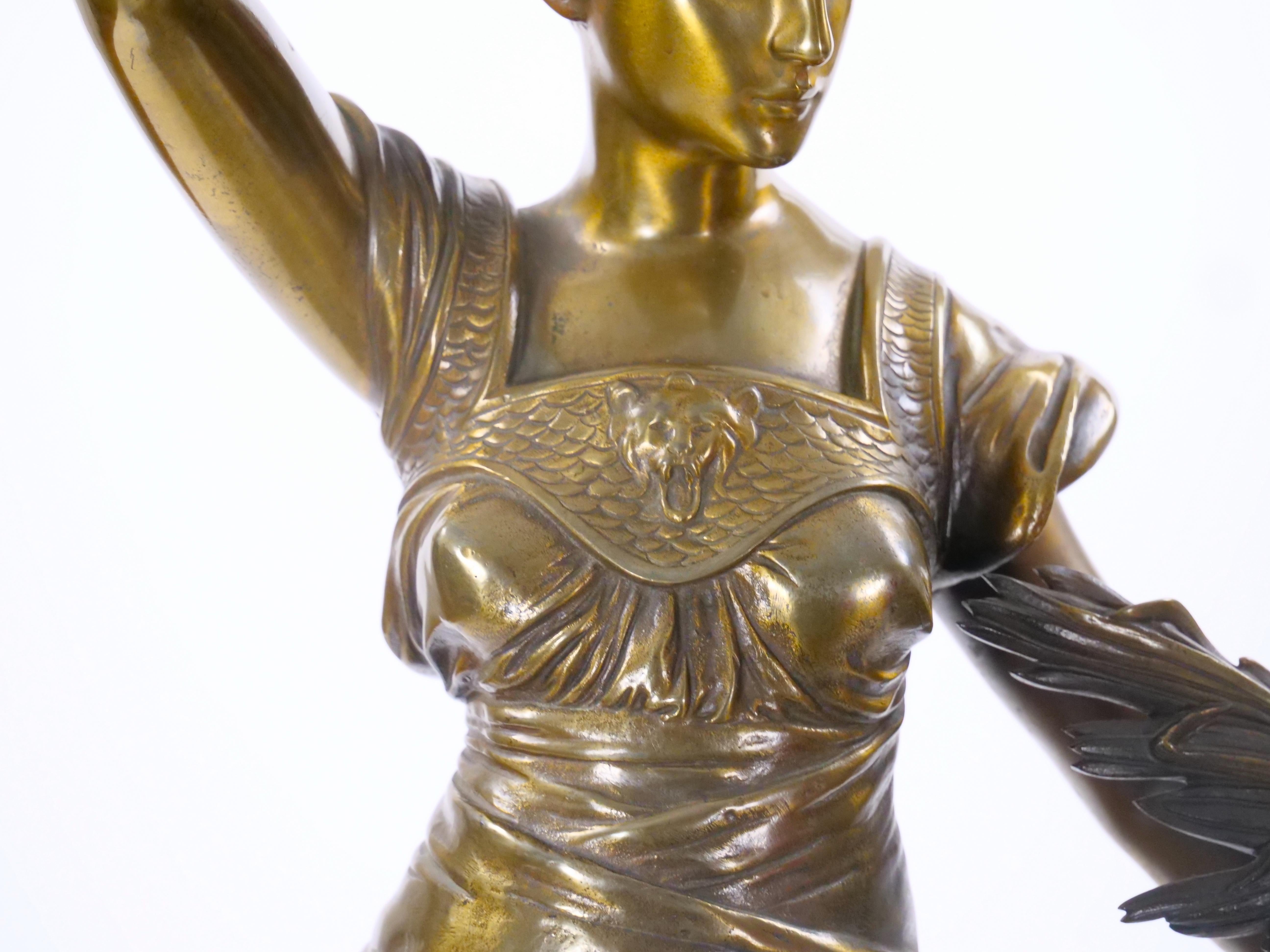 Straordinaria scultura in bronzo del XIX secolo  