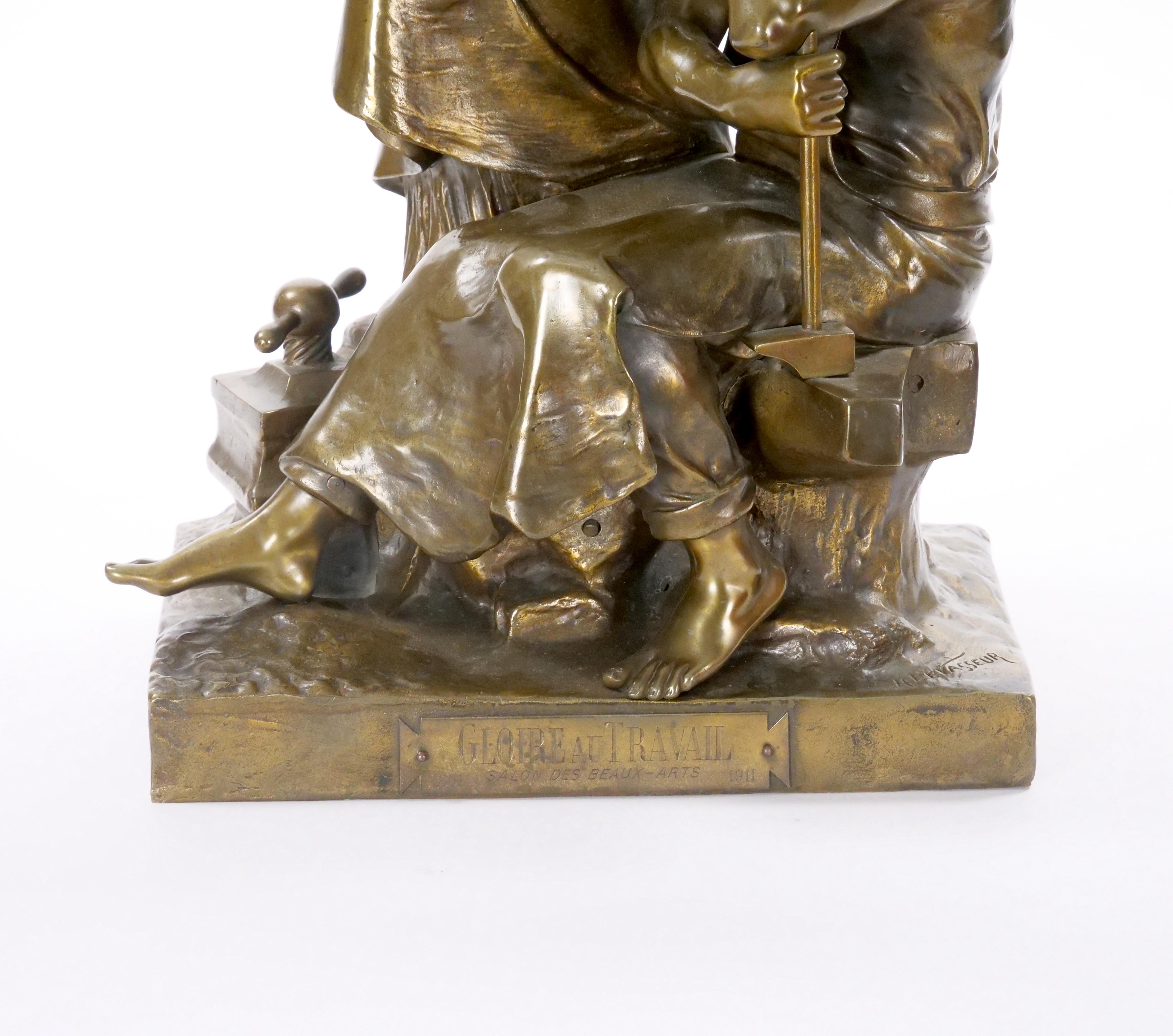 Straordinaria scultura in bronzo del XIX secolo  