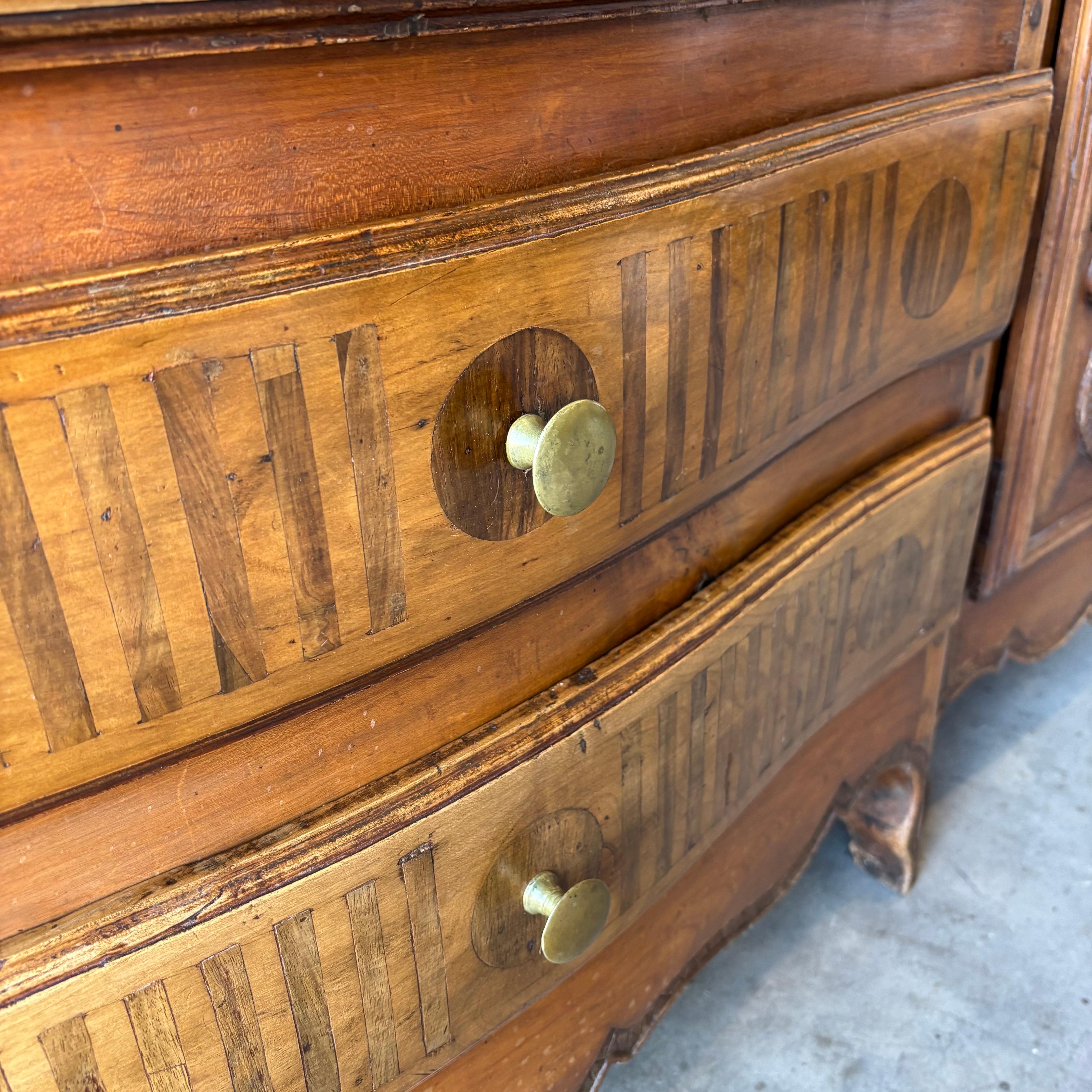 Exceptional 19th Century French Enfilade in Walnut with Rosewood Inlay For Sale 8