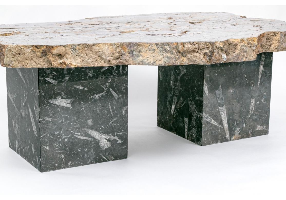 Extraordinary Amethyst Slab Top Cocktail Table Prov: Collier Gwin Gallery For Sale 3