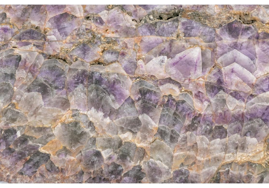 Extraordinary Amethyst Slab Top Cocktail Table Prov: Collier Gwin Gallery For Sale 4