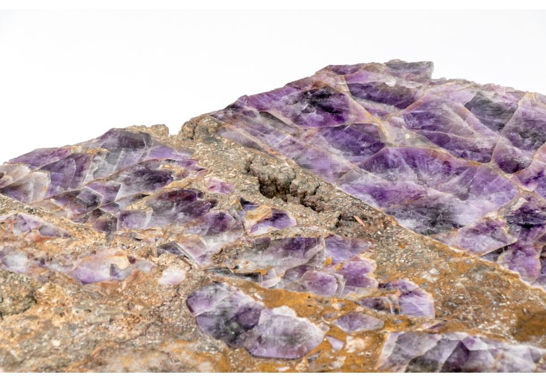 Extraordinary Amethyst Slab Top Cocktail Table Prov: Collier Gwin Gallery For Sale 11