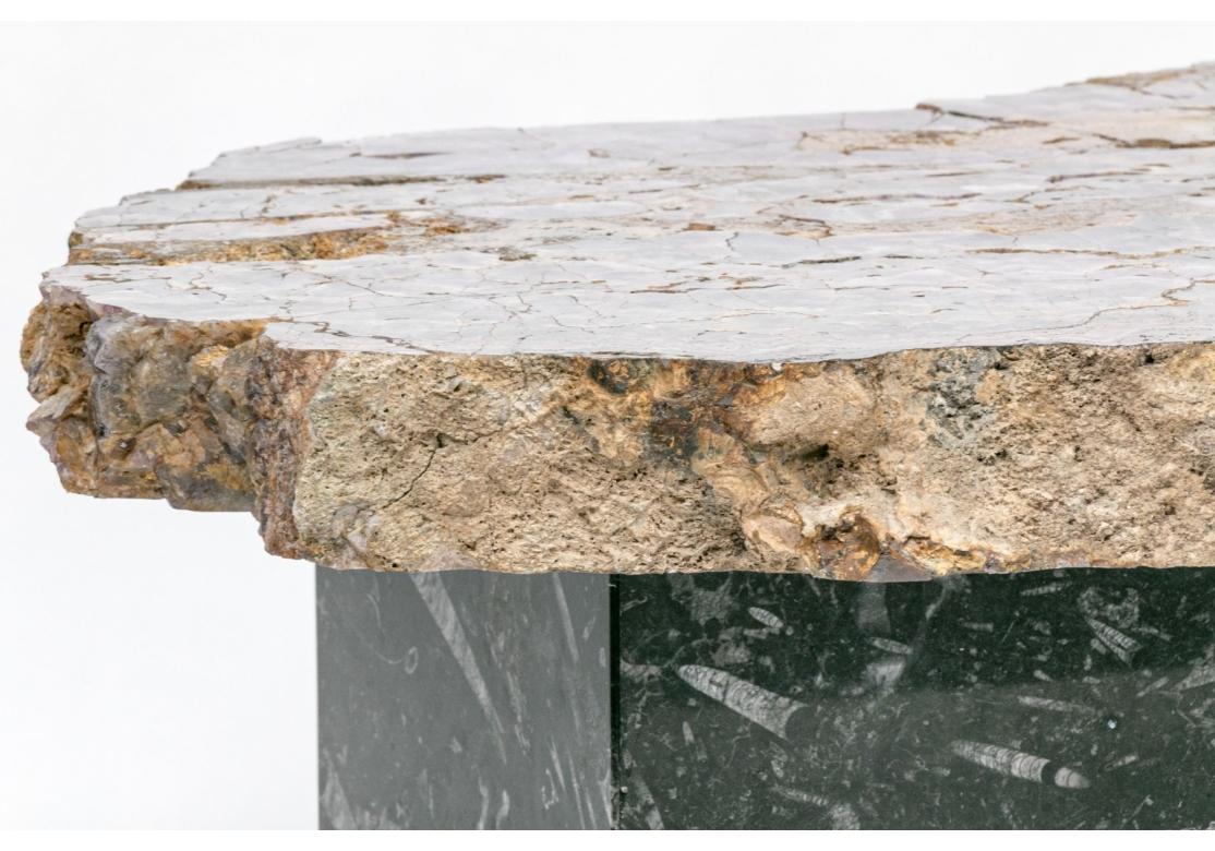 Extraordinary Amethyst Slab Top Cocktail Table Prov: Collier Gwin Gallery For Sale 1