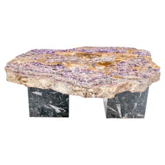 Extraordinary Amethyst Slab Top Cocktail Table Prov: Collier Gwin Gallery