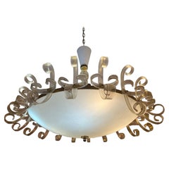 Extraordinary and unique Murano chandelier, 1950s