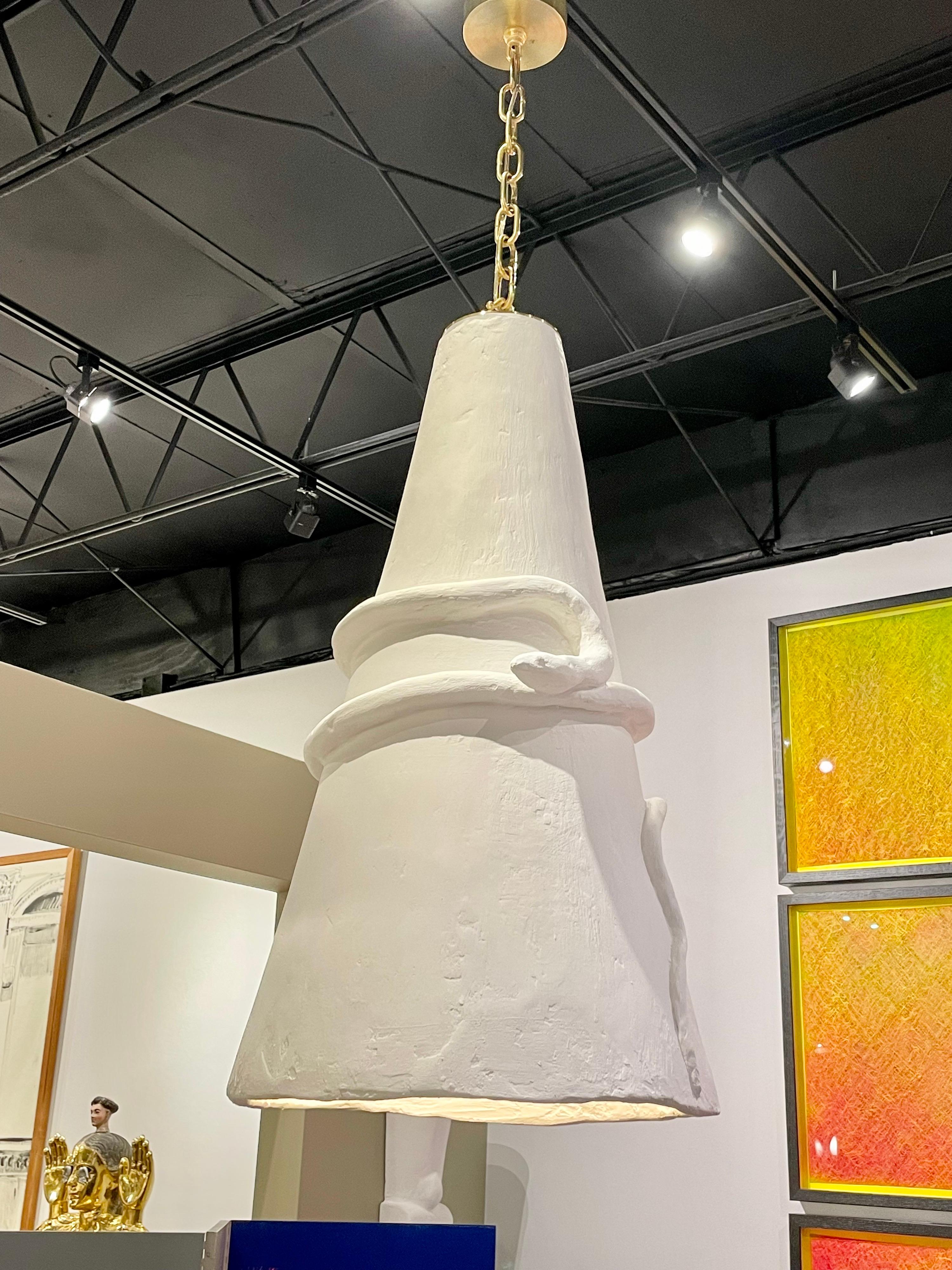 ceramic cone pendant light
