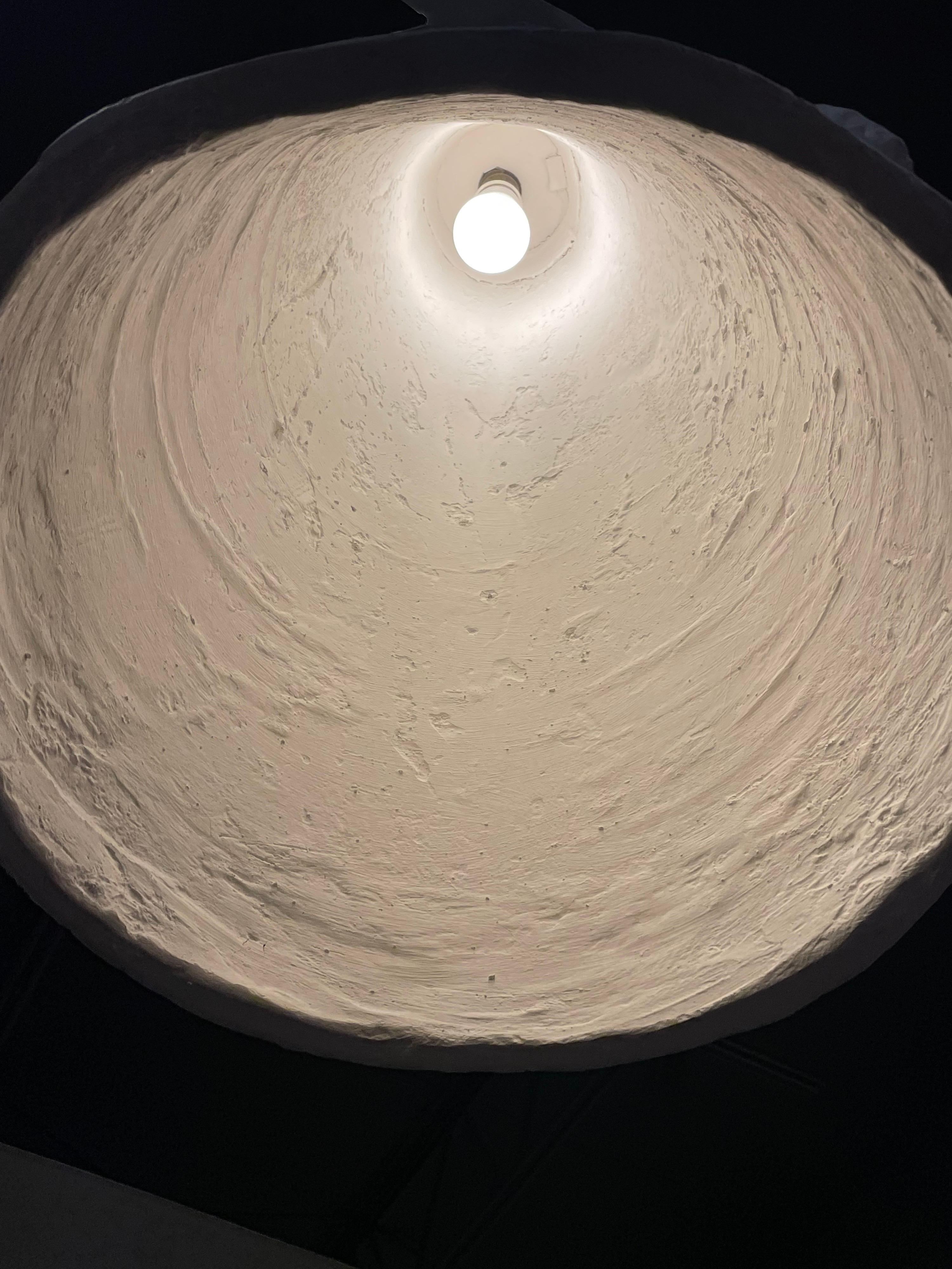 plaster pendant light