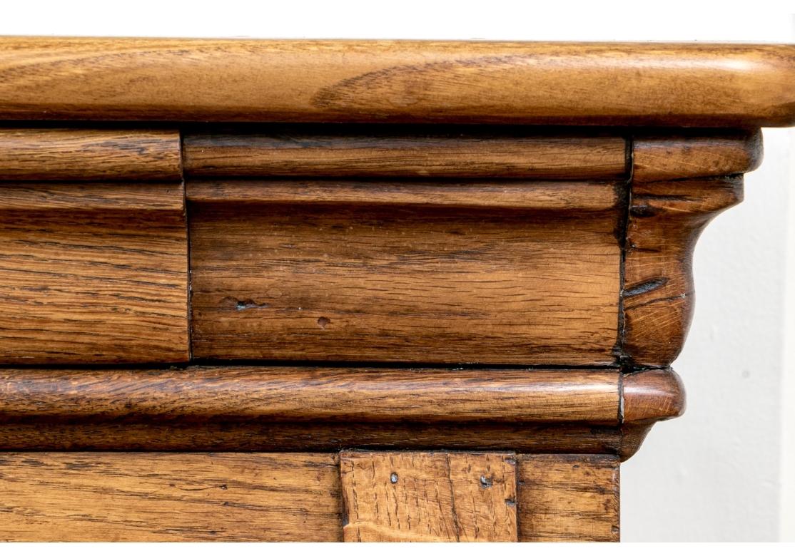 Extraordinary Antique French Oak Enfilade Cabinet 6
