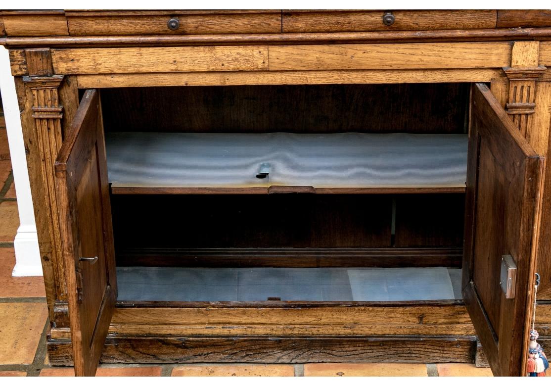 Extraordinary Antique French Oak Enfilade Cabinet 7