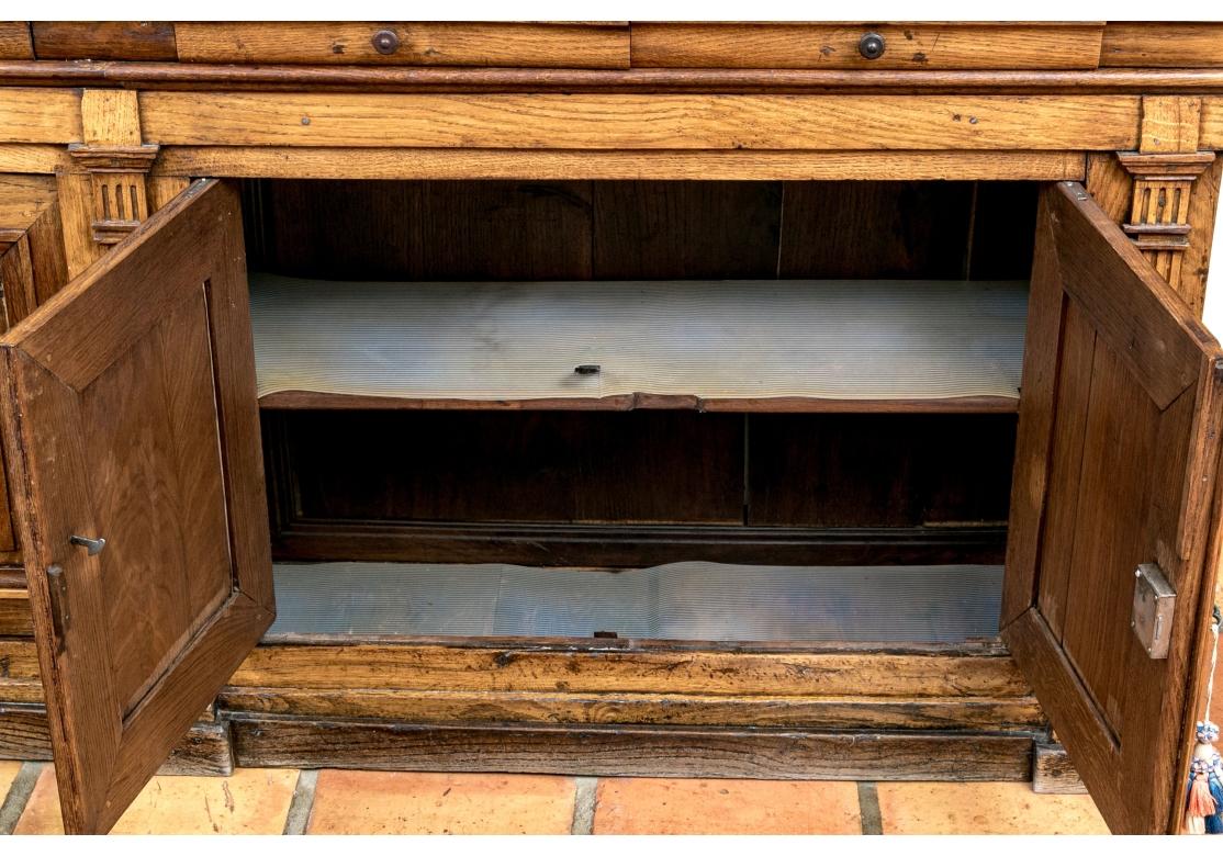Extraordinary Antique French Oak Enfilade Cabinet 8