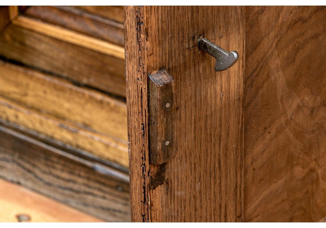 French Provincial Extraordinary Antique French Oak Enfilade Cabinet