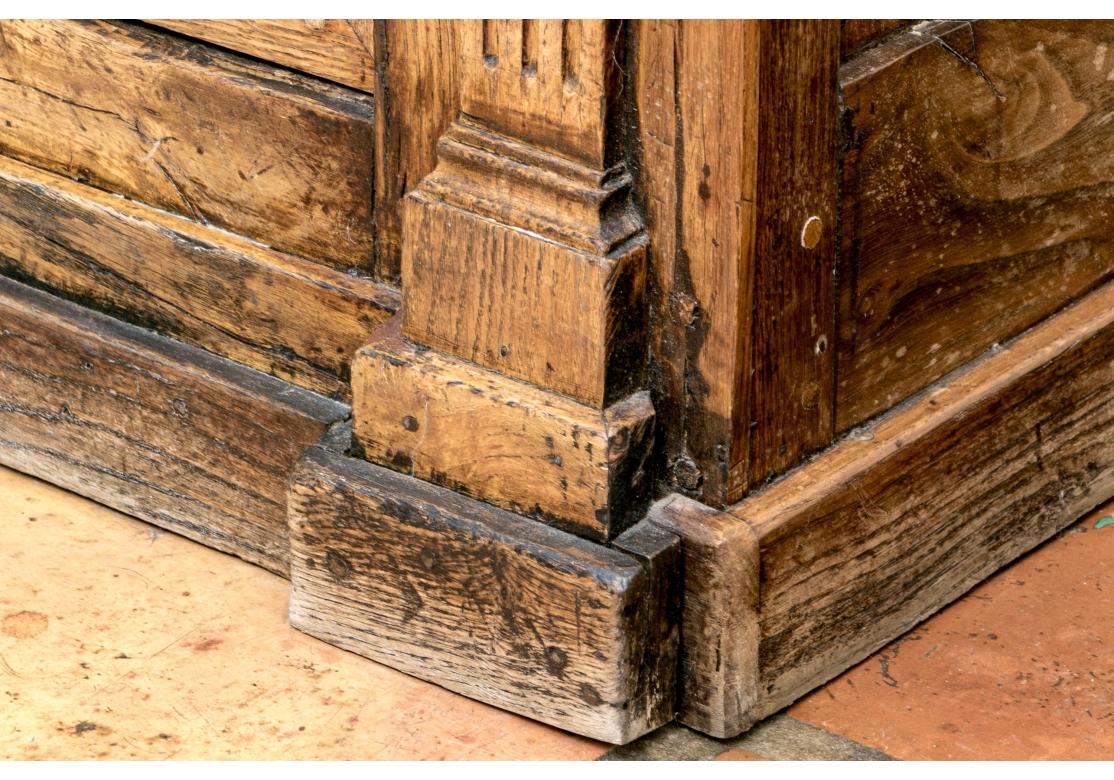 Extraordinary Antique French Oak Enfilade Cabinet 4