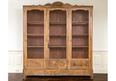 Extraordinary Antique French Painted Biblioteque