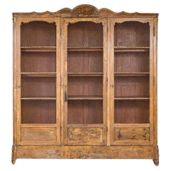 Straordinaria Biblioteque francese dipinta d'epoca