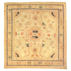 Extraordinary antique ivory gold Sultanabad
