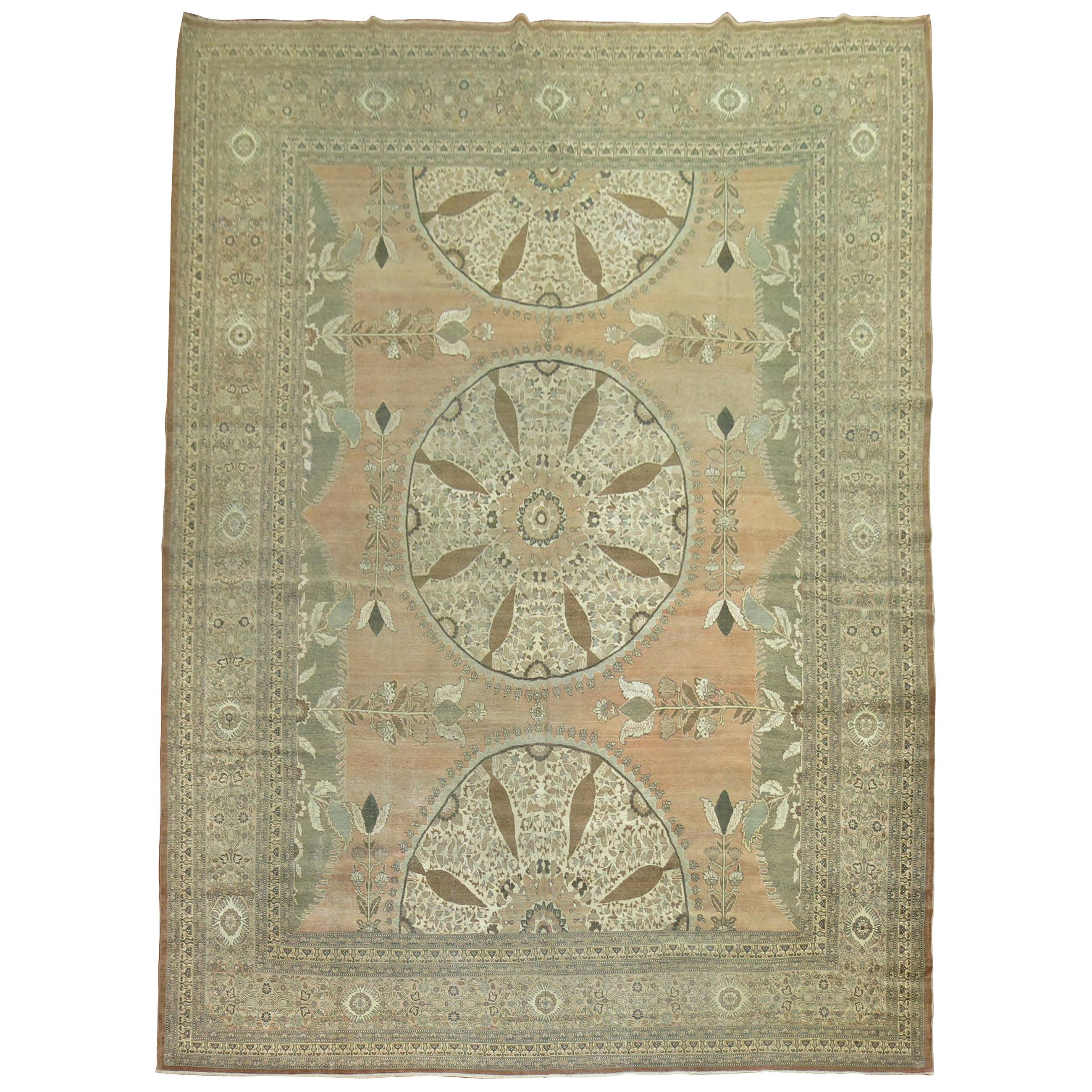 Extraordinaire tapis persan ancien de la collection Zabihi du 19ème siècle en vente