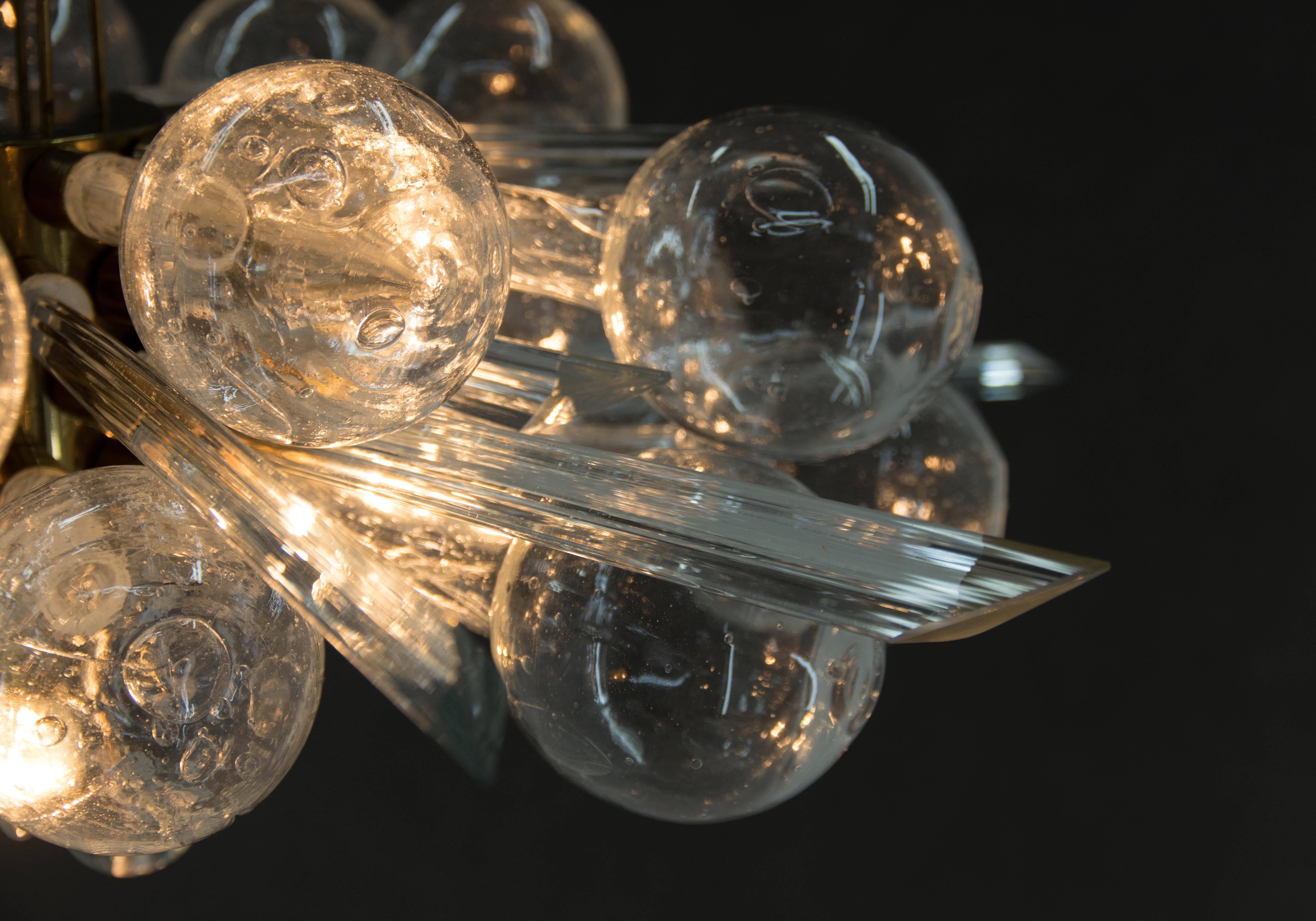 Straordinario lampadario di arte e design di Rene Roubicek, anni '60 in vendita 6