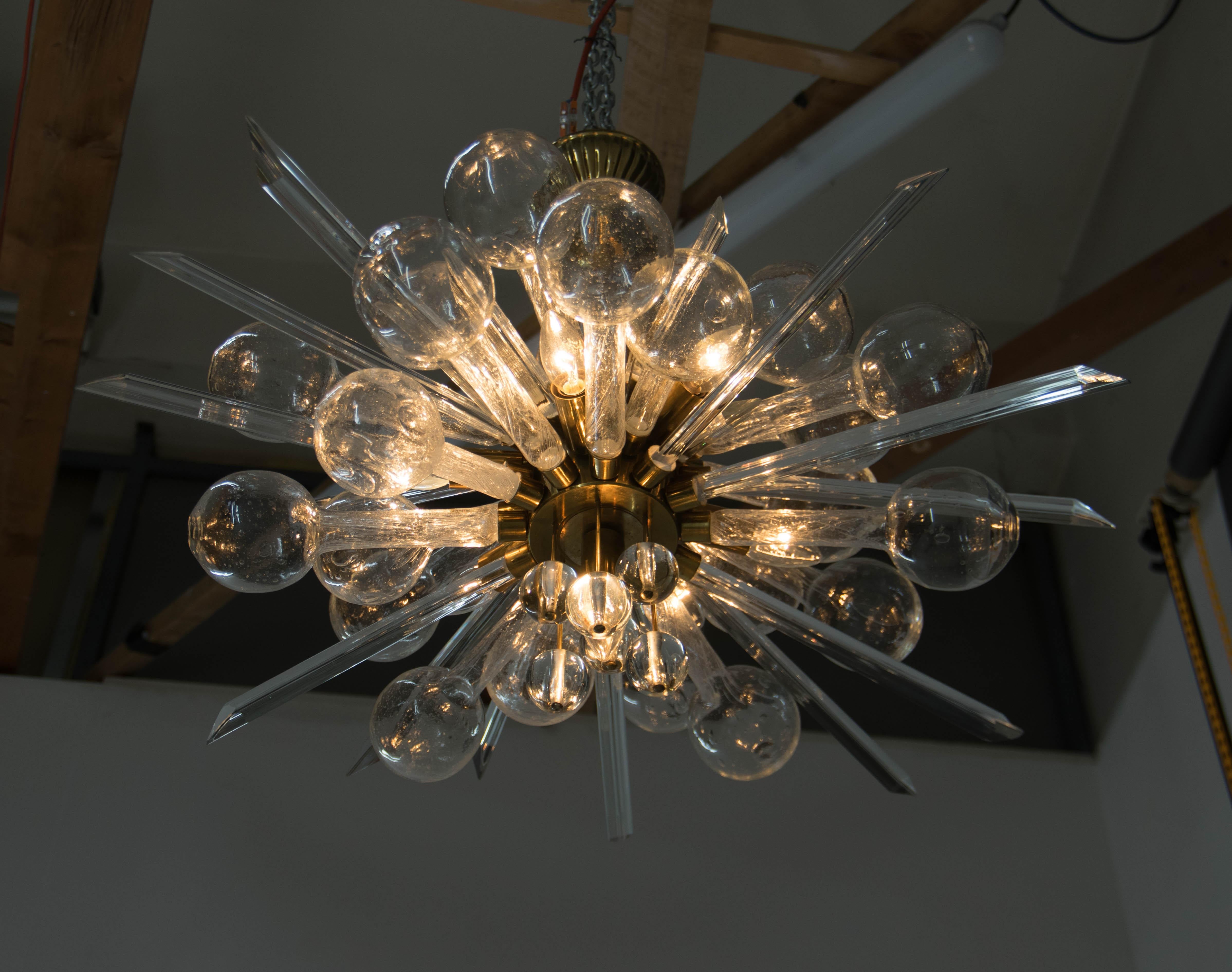 Straordinario lampadario di arte e design di Rene Roubicek, anni '60 in vendita 8