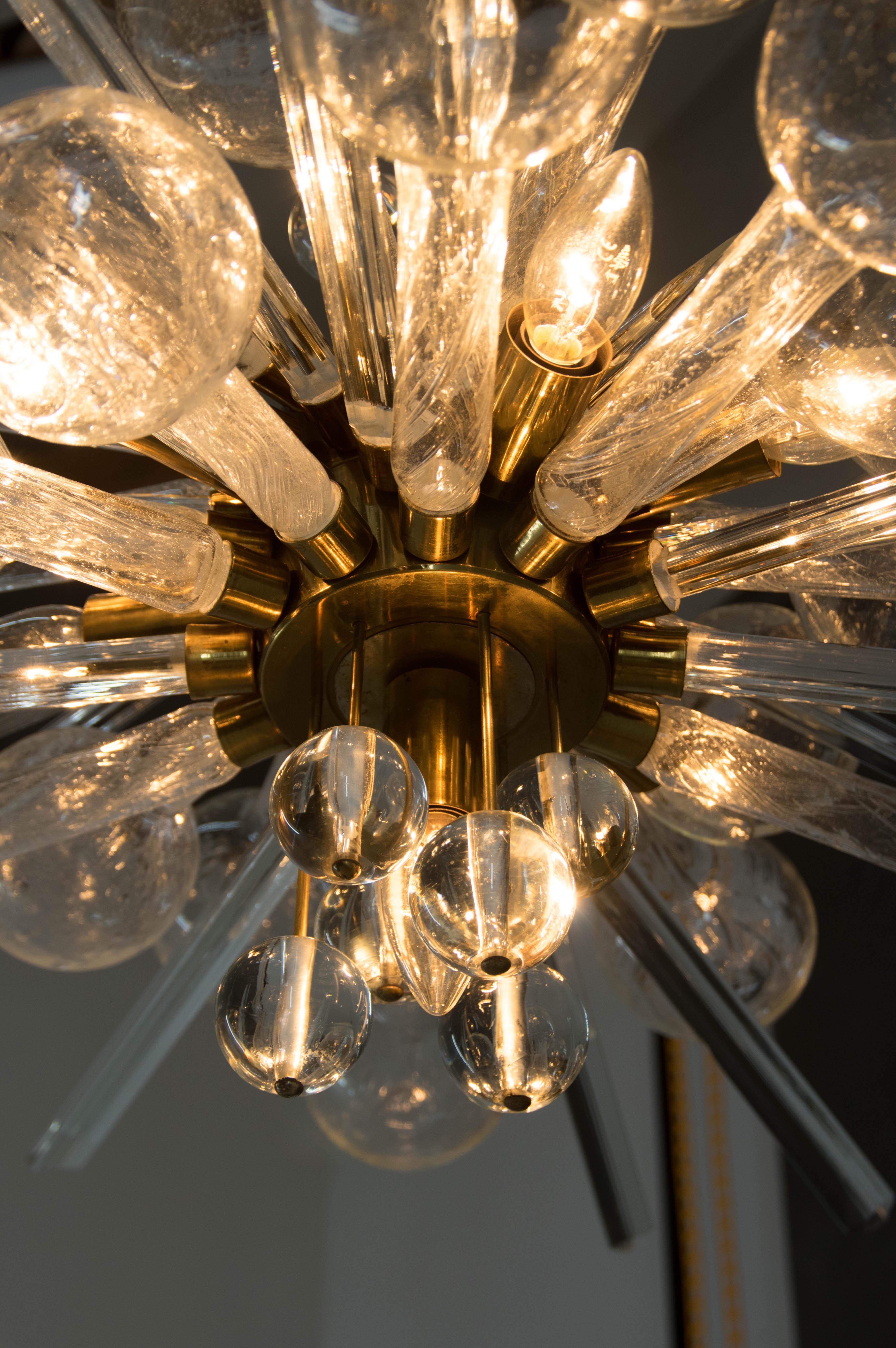 Straordinario lampadario di arte e design di Rene Roubicek, anni '60 in vendita 9