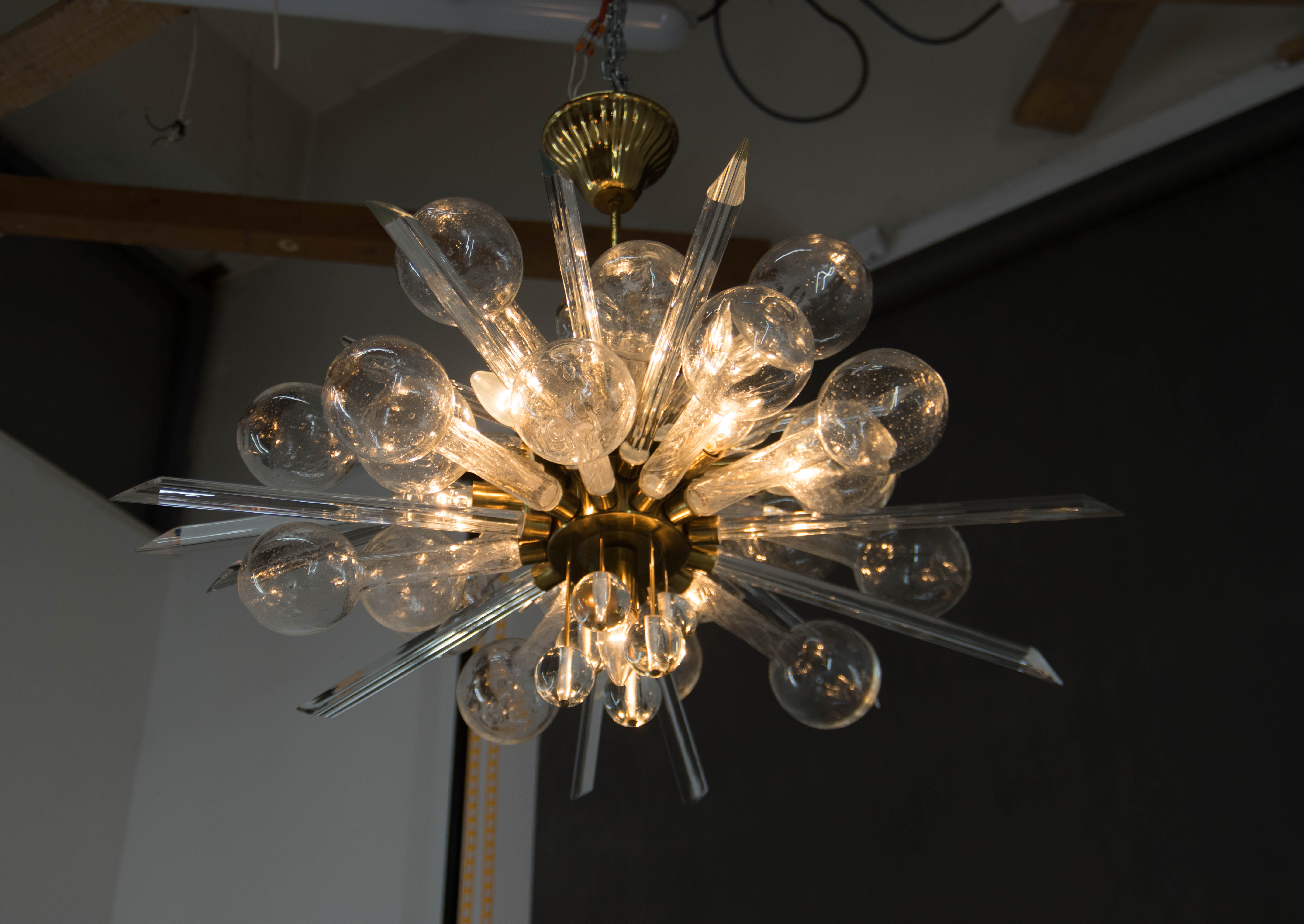 Außergewöhnlicher Kronleuchter aus Kunst und Design von Rene Roubicek, 1960er Jahre im Angebot