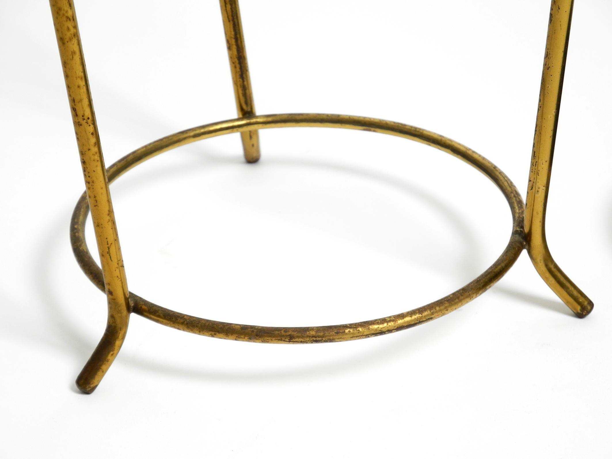 Extraordinary beautiful rare Mid Century Modern brass umbrella stand For Sale 8